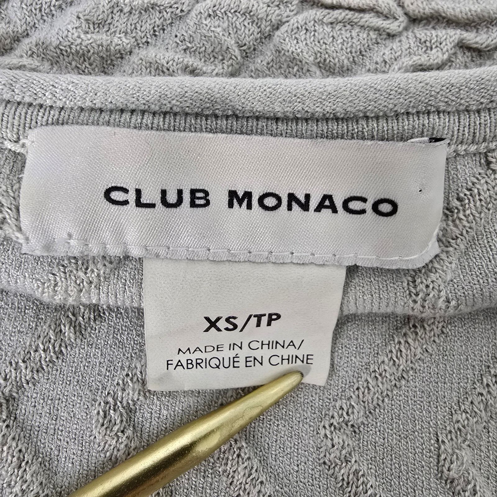 Club Monaco Club Monaco Tank Strappy Texture Top XS Stretch Tie back Size XS / US 0-2 / IT 36-38 - 12 Thumbnail