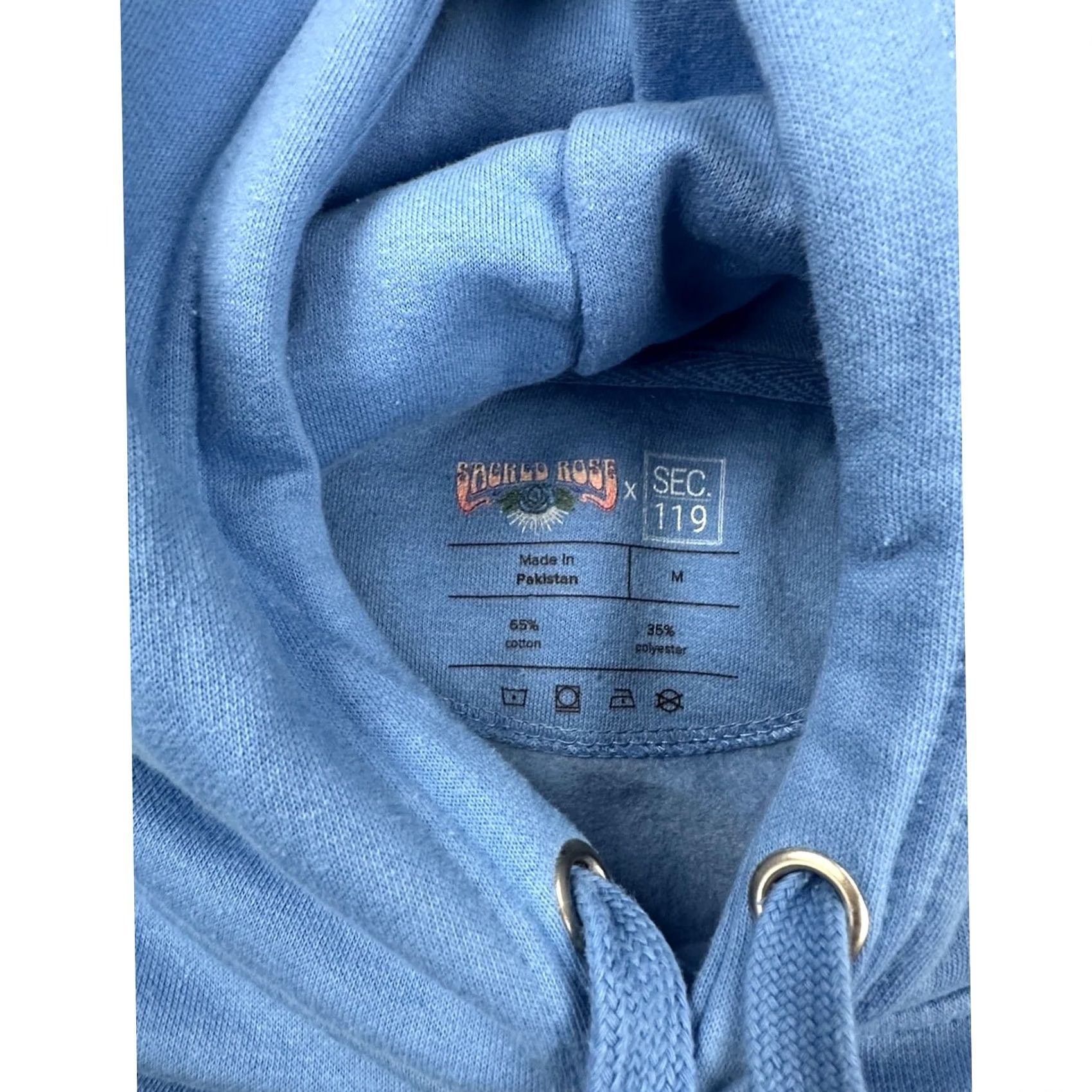Vintage Section 119 x Grateful Dead Sacred Rose Phil Lesh Hoodie Mens Medium Blue NWOT Pullover Hoodie Size US M / EU 48-50 / 2 - 6 Thumbnail