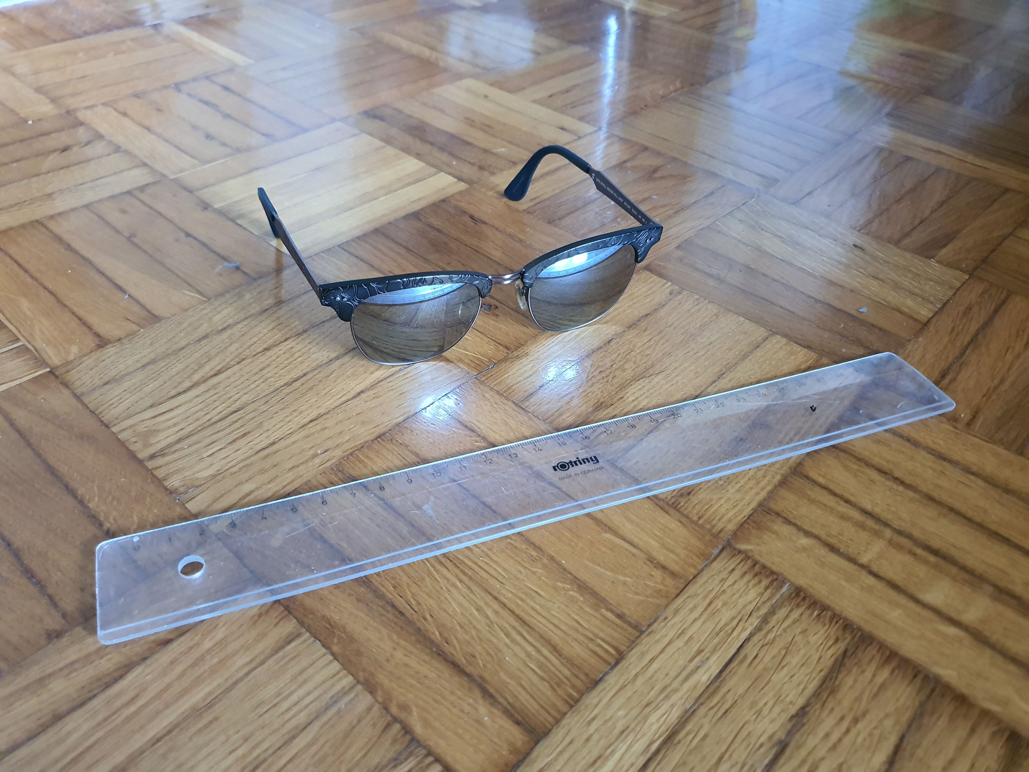 Bape Clubmaster Sunglasses Glasses w OG Camo Case (BS13041) Size ONE SIZE - 2 Thumbnail