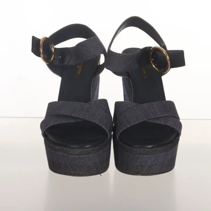 Louis Vuitton Louis Vuitton High Heels in Colorful Design -2508 Size US 6 / IT 36 - 1 Thumbnail