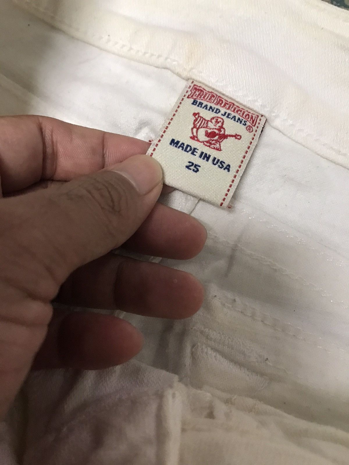 True Religion Vintage True Religion White Straight Jeans Size US 28 / EU 44 - 8 Thumbnail