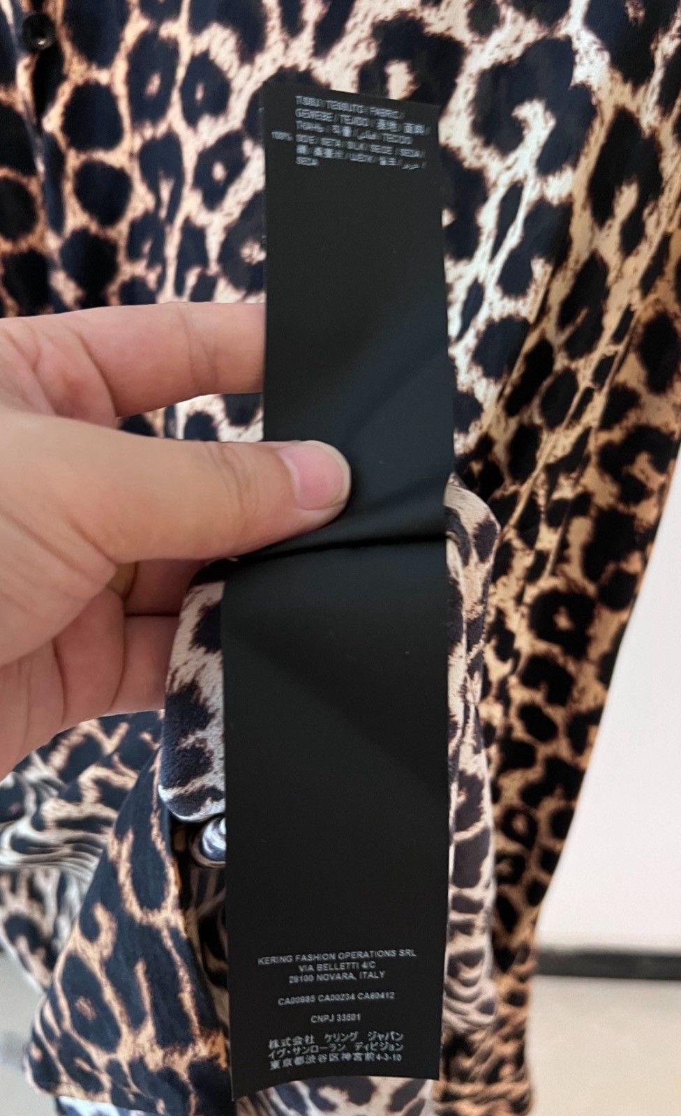 Saint Laurent Paris × Yves Saint Laurent Saint laurent slp leopard print shirt 2408-Nextarrow Size US M / EU 48-50 / 2 - 5 Thumbnail