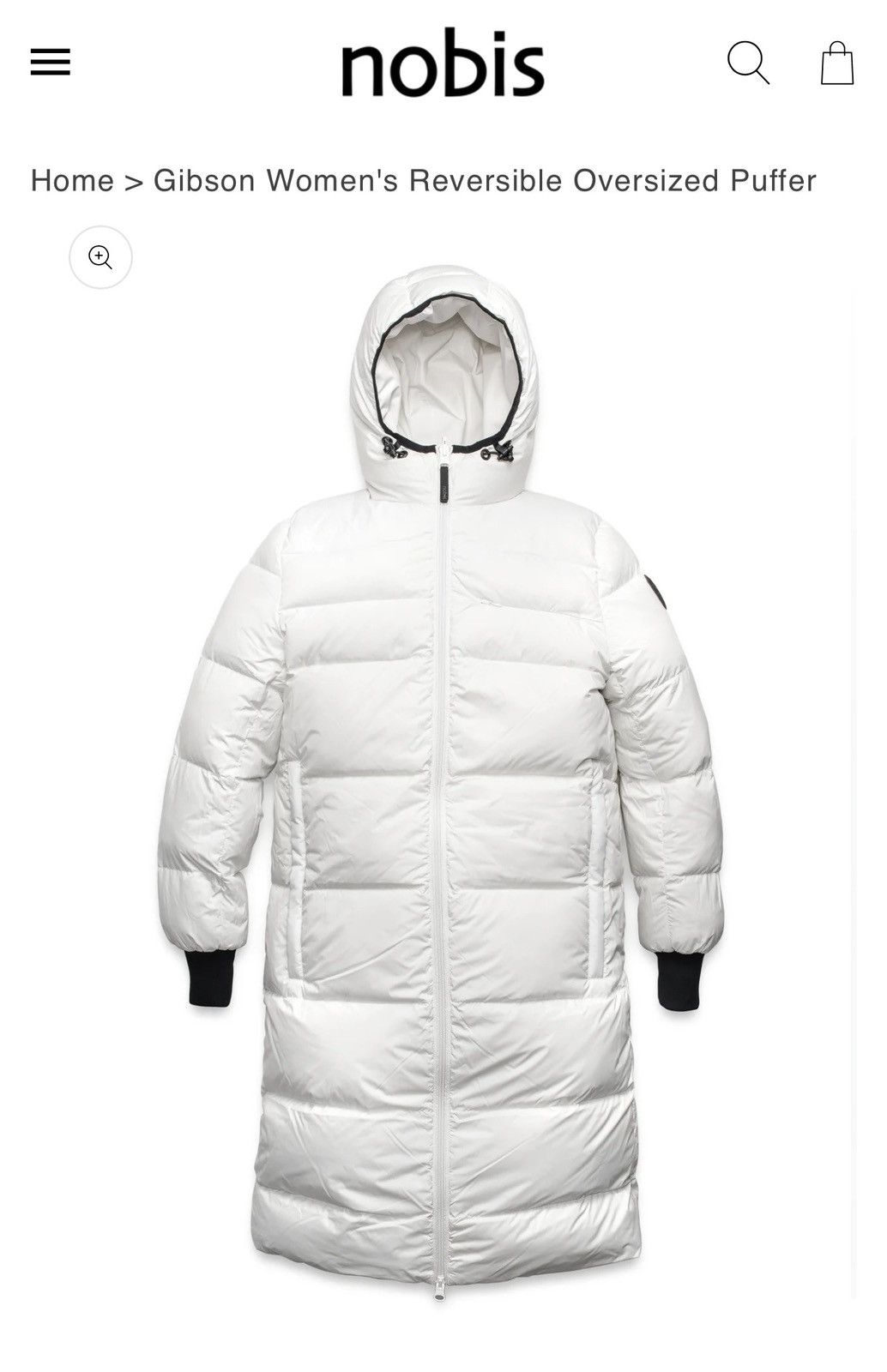 Nobis Women's Reversible Oversized Puffer