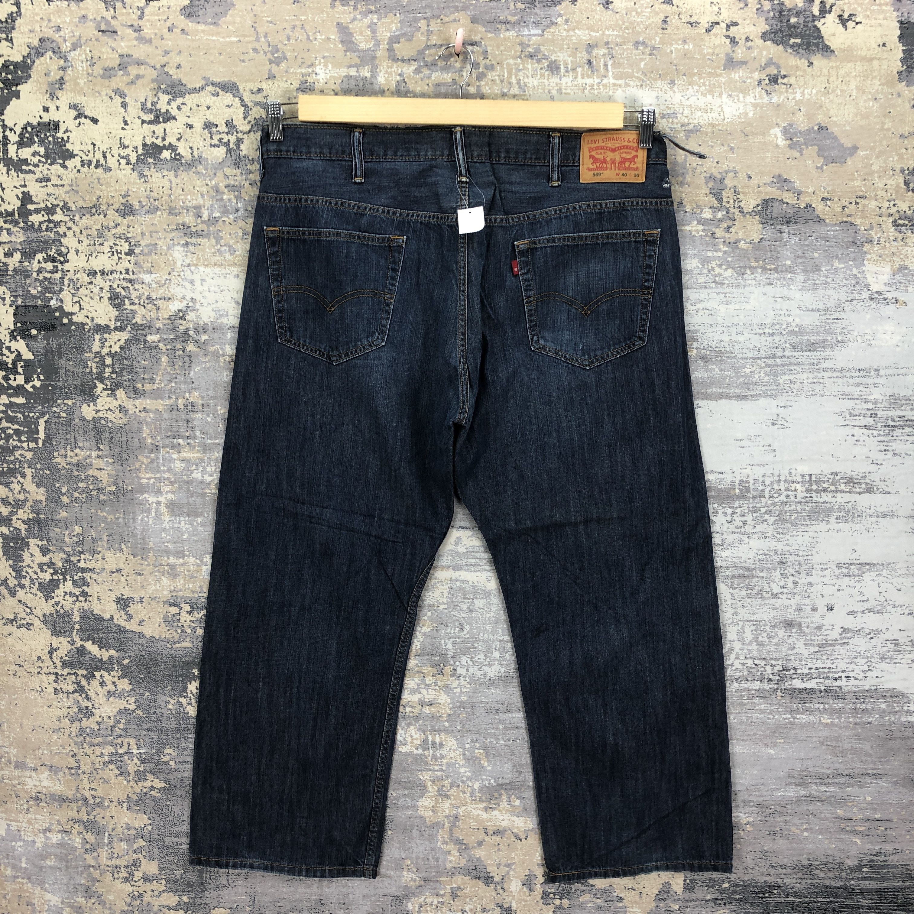 Levi's Vintage Y2K Levis 569 Baggy Jeans Levis Loose Straight Denim Size US 40 / EU 56 - 2 Thumbnail