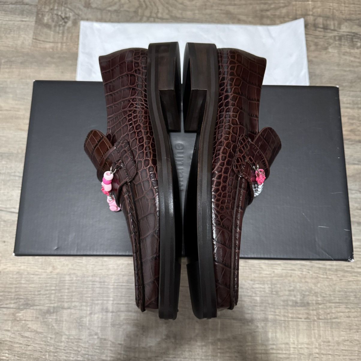 Martine Rose Martine Rose Beaded Square Toe Loafer Brown Size US 8 / EU 41 - 12 Thumbnail