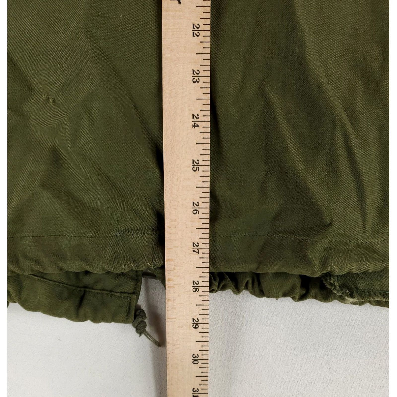 Alpha Industries VINTAGE Alpha Industries M65 Jacket Airlift Command Olive Green Mens M Short Green Military Jacket M Mens Size US 31 - 7 Thumbnail