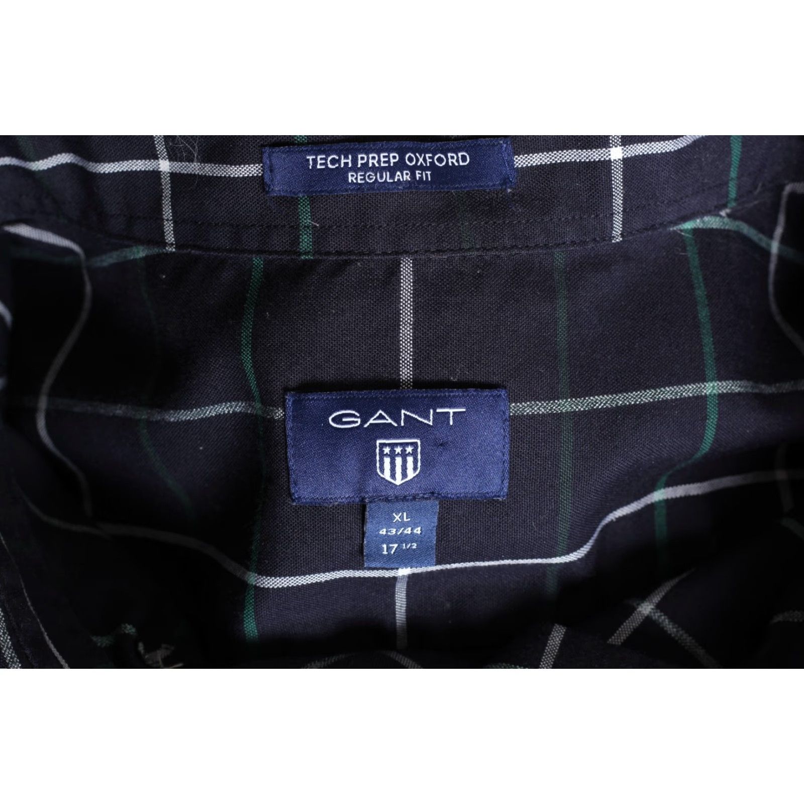 Gant GANT TECH PREP OXFORD Shirt Men XL 43/44 17 ½ Regular Fit Long Sleeve Blue Check Button-Up Sized XL Mens Shirt Size US XL / EU 56 / 4 - 6 Thumbnail