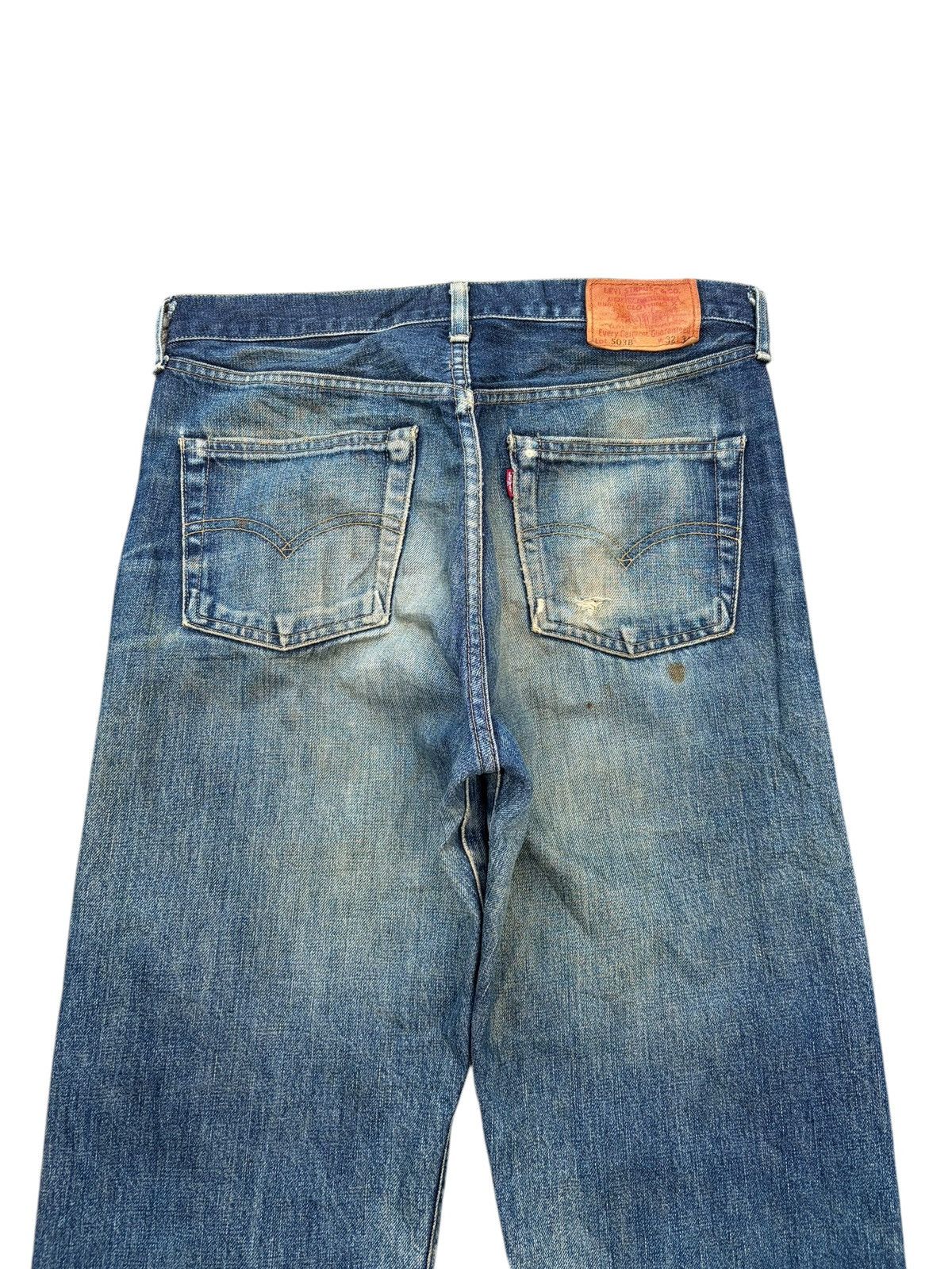 Levi's TRASHER VINTAGE LEVI'S BIG E 503B SELVEDGE DISTRESSED DENIM Size US 32 / EU 48 - 8 Thumbnail