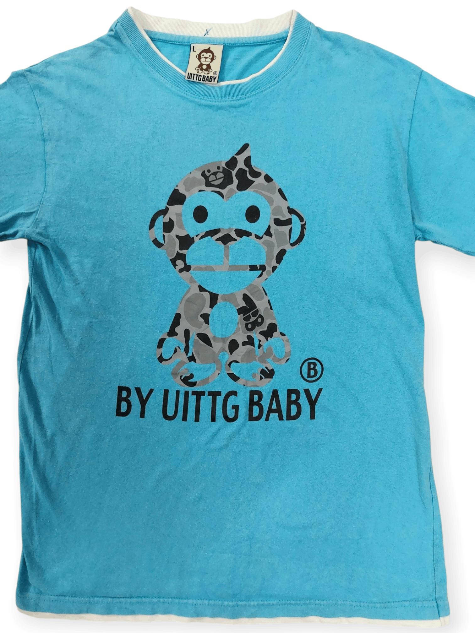 Vintage Uittg Baby Big Ape Logo T-shirt Size US L / EU 52-54 / 3 - 8 Thumbnail