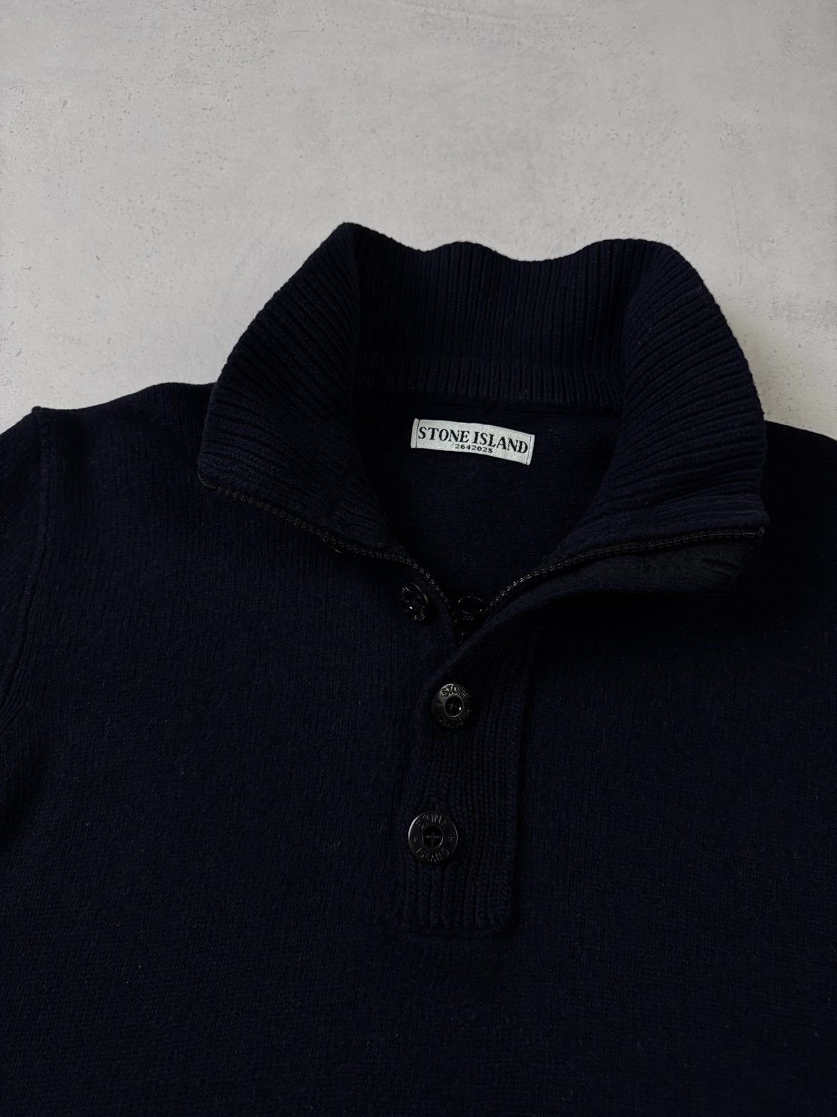 Stone Island Vintage Y2K Stone Island Knitted Jumper/Sweater Size US XL / EU 56 / 4 - 3 Thumbnail