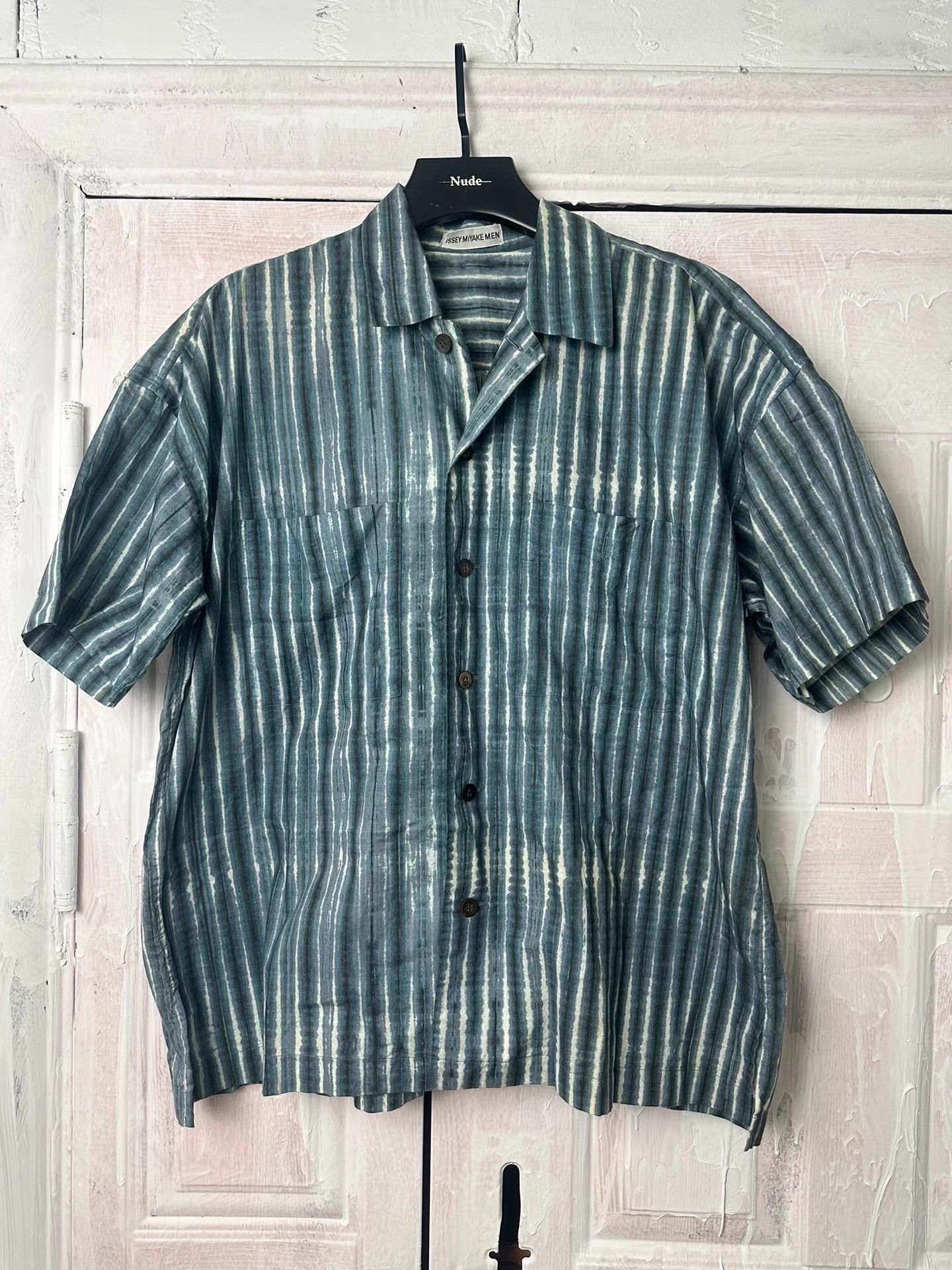 Issey Miyake Issey Miyake Men Tie-Dye Color Changing Short Sleeve K20 Size US L / EU 52-54 / 3 - 1 Thumbnail