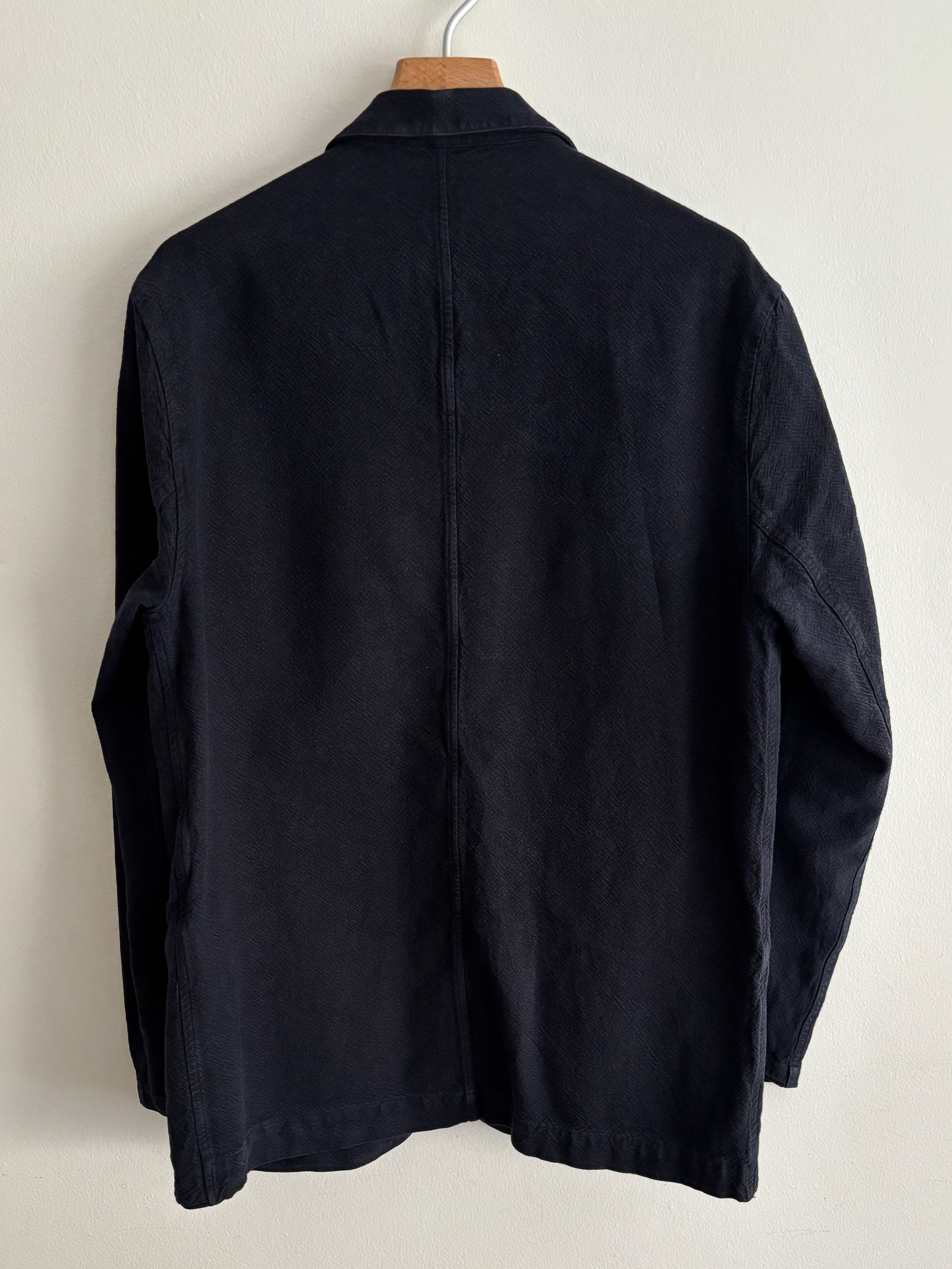 Our Legacy Navy Pigment Linen- Cotton Unstructured Sport Coat/ Blazer Size 38R - 7 Thumbnail