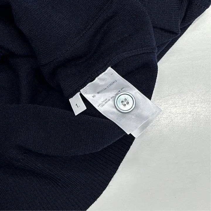 Thom Browne Thom Browne Navy V-Neck Wool Sweater -2507 Size US S / EU 44-46 / 1 - 3 Thumbnail