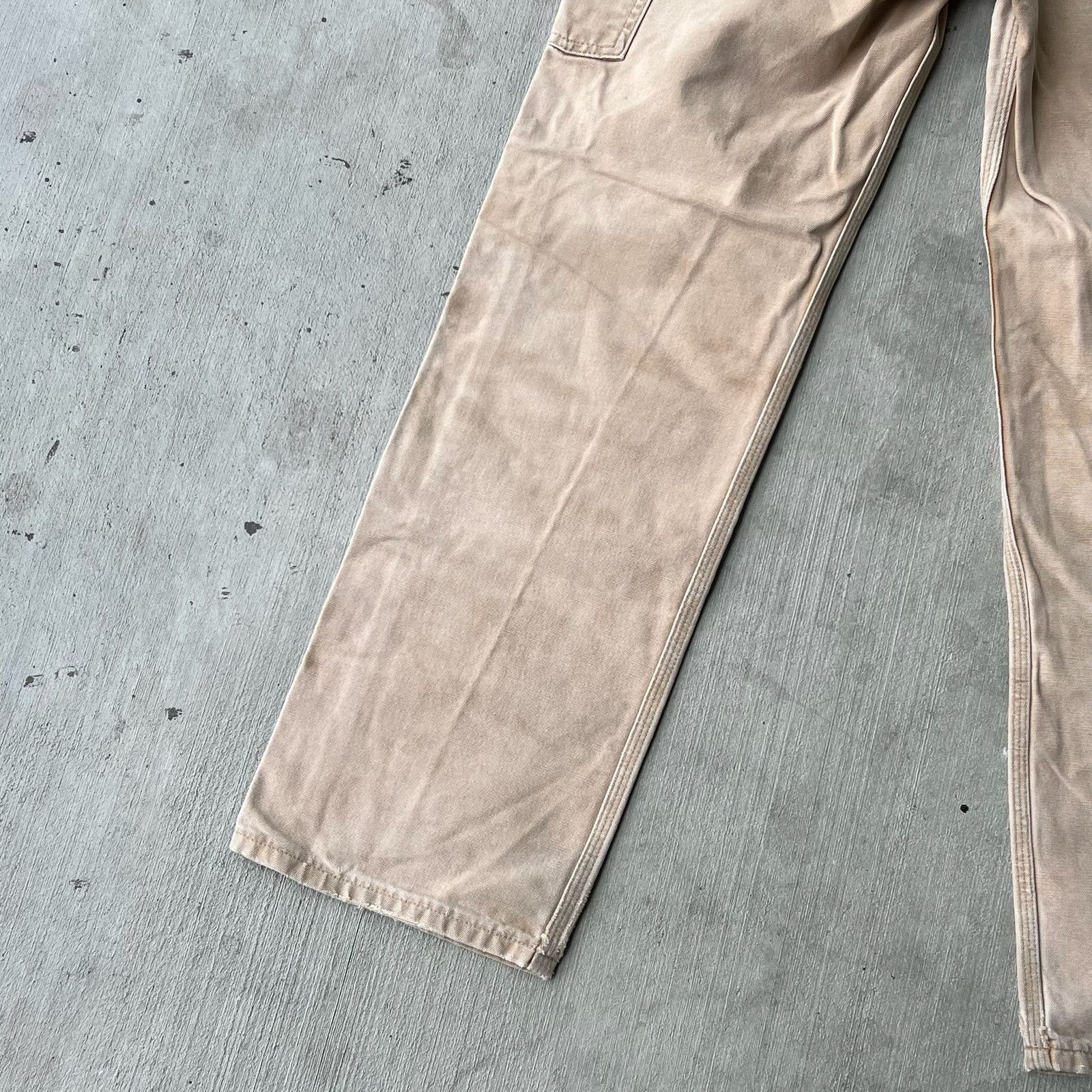 Carhartt × Vintage Carhartt faded brown double knee work wear carpenter pants Size US 29 - 12 Thumbnail