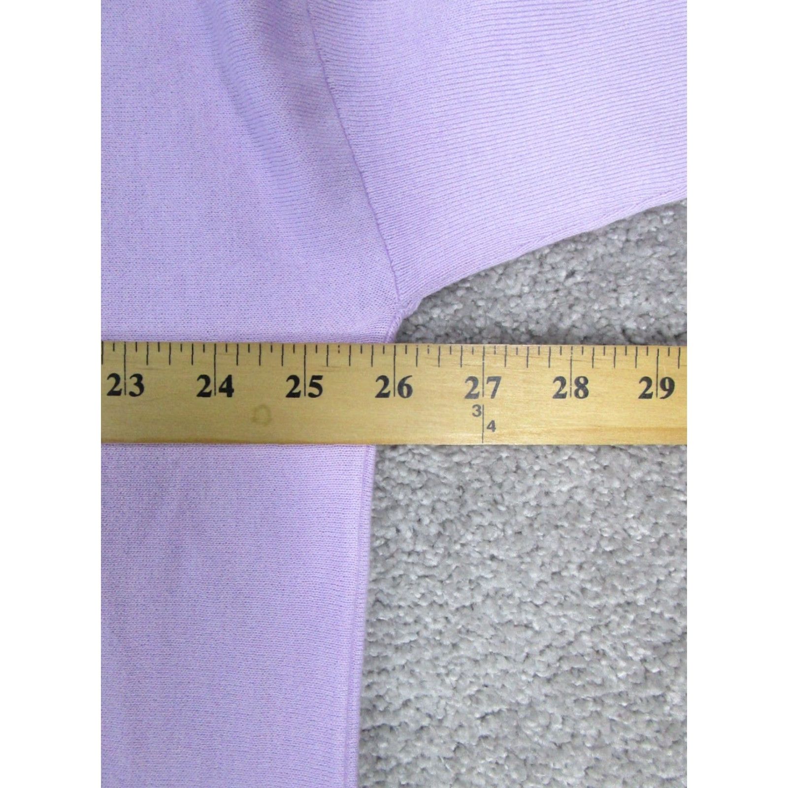 Lilly Pulitzer Lilly Pulitzer Sweater Womens Small Purple Cotton Blend Knit Pullover Round Neck 3/4 Sleeve Size S / US 4 / IT 40 - 6 Thumbnail