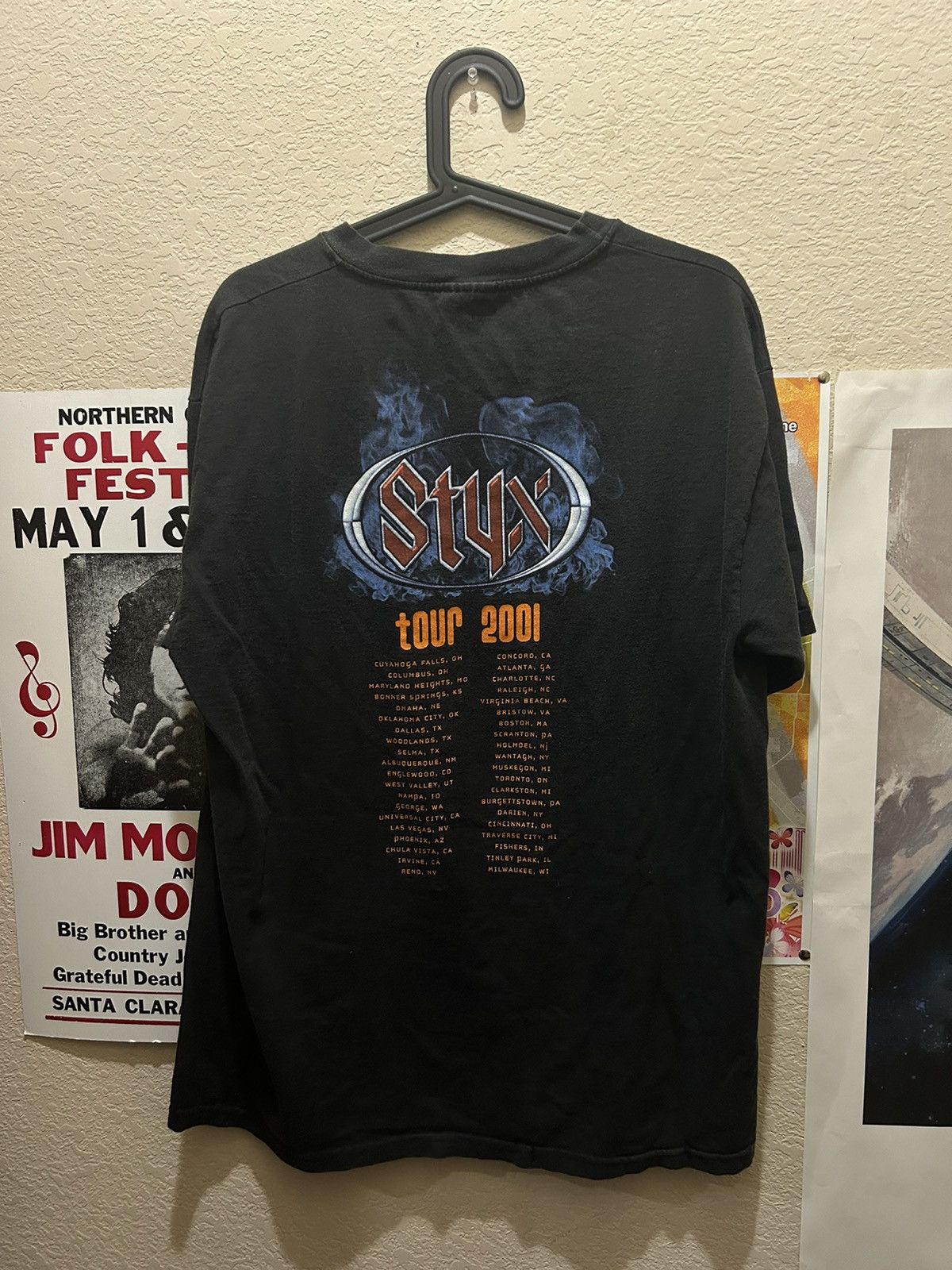 Band Tees × Vintage Styx 2001 vintage band tee Size US L / EU 52-54 / 3 - 2 Thumbnail
