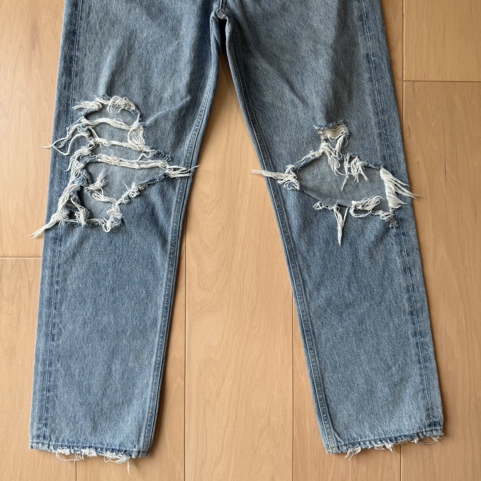 Agolde Agolde 90s Pinch Waist Jeans 29 Blue Medium Wash High Rise Size 29" - 4 Thumbnail