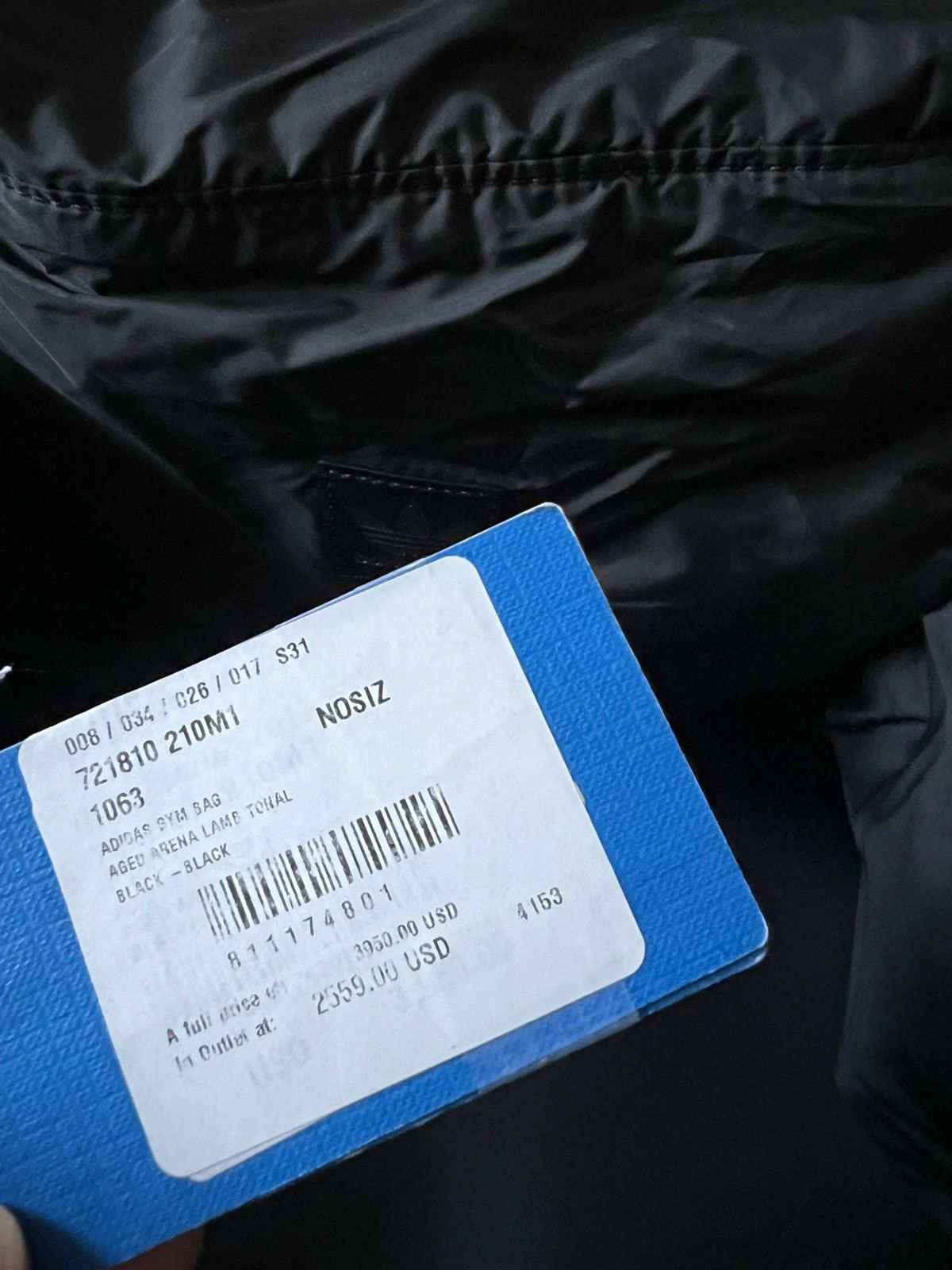 Balenciaga x Adidas Leather Gym Bag Size ONE SIZE - 8 Thumbnail