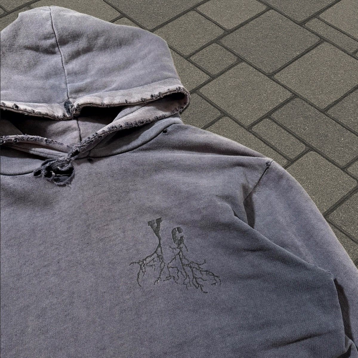 Raf Simons AW02 Raf Simons Black Virginia Creeper Roots Hoodie Size US S / EU 44-46 / 1 - 4 Thumbnail