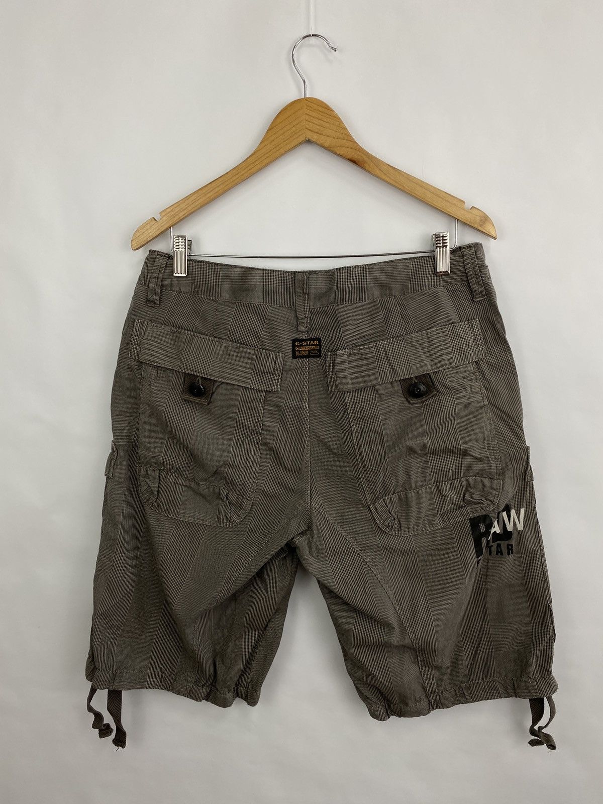 G-Star 🇺🇸 Y2K G Star Cargo Multipocket Tactical Military Shorts Size US 31 - 10 Thumbnail