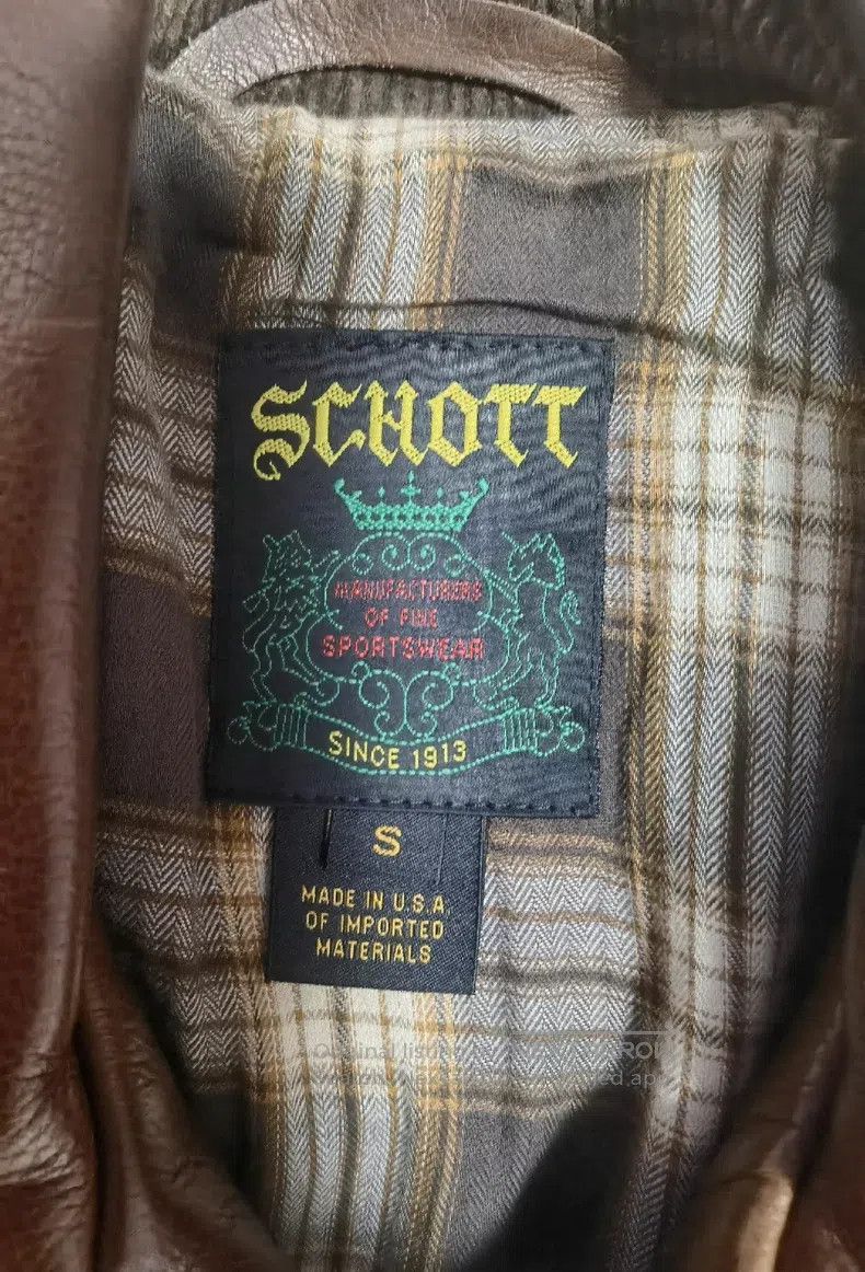 Schott Schott NYC563 Leather Jacket Size US S / EU 44-46 / 1 - 6 Thumbnail