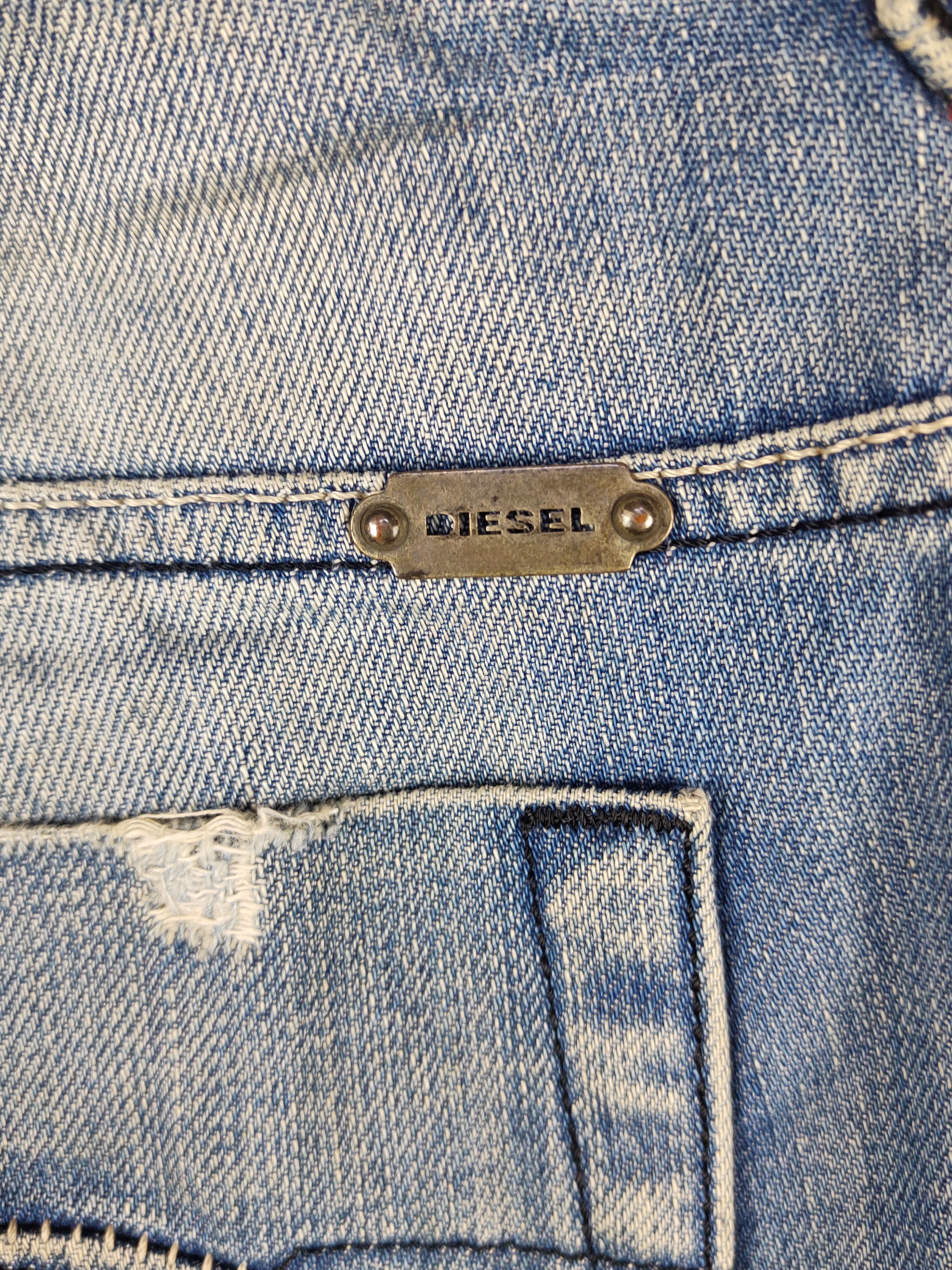Diesel Diesel Industry Blue Faded Distressed Ripped Jeans #S2052 Size US 29 - 12 Thumbnail