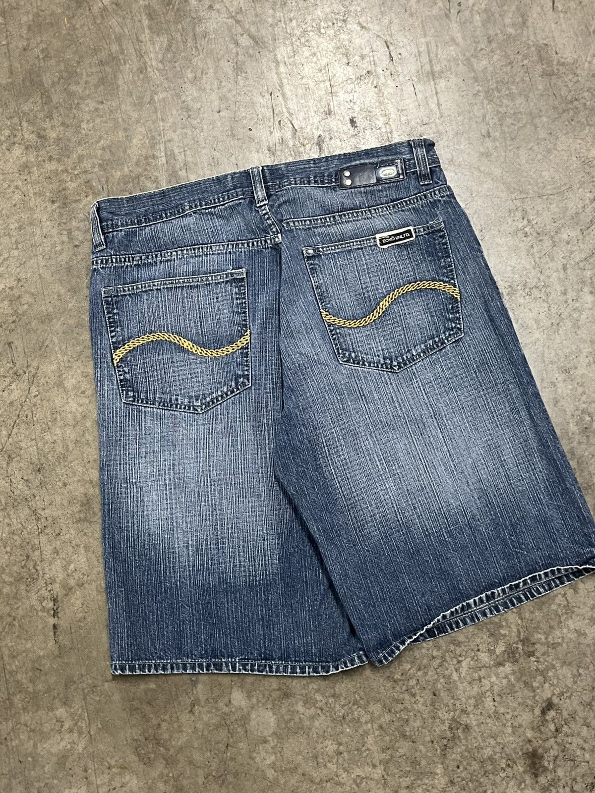 Ecko Unltd. × Vintage Y2K baggy fit jorts Ecko vintage streetwear hype rare skater Size US 36 / EU 52 - 2 Thumbnail