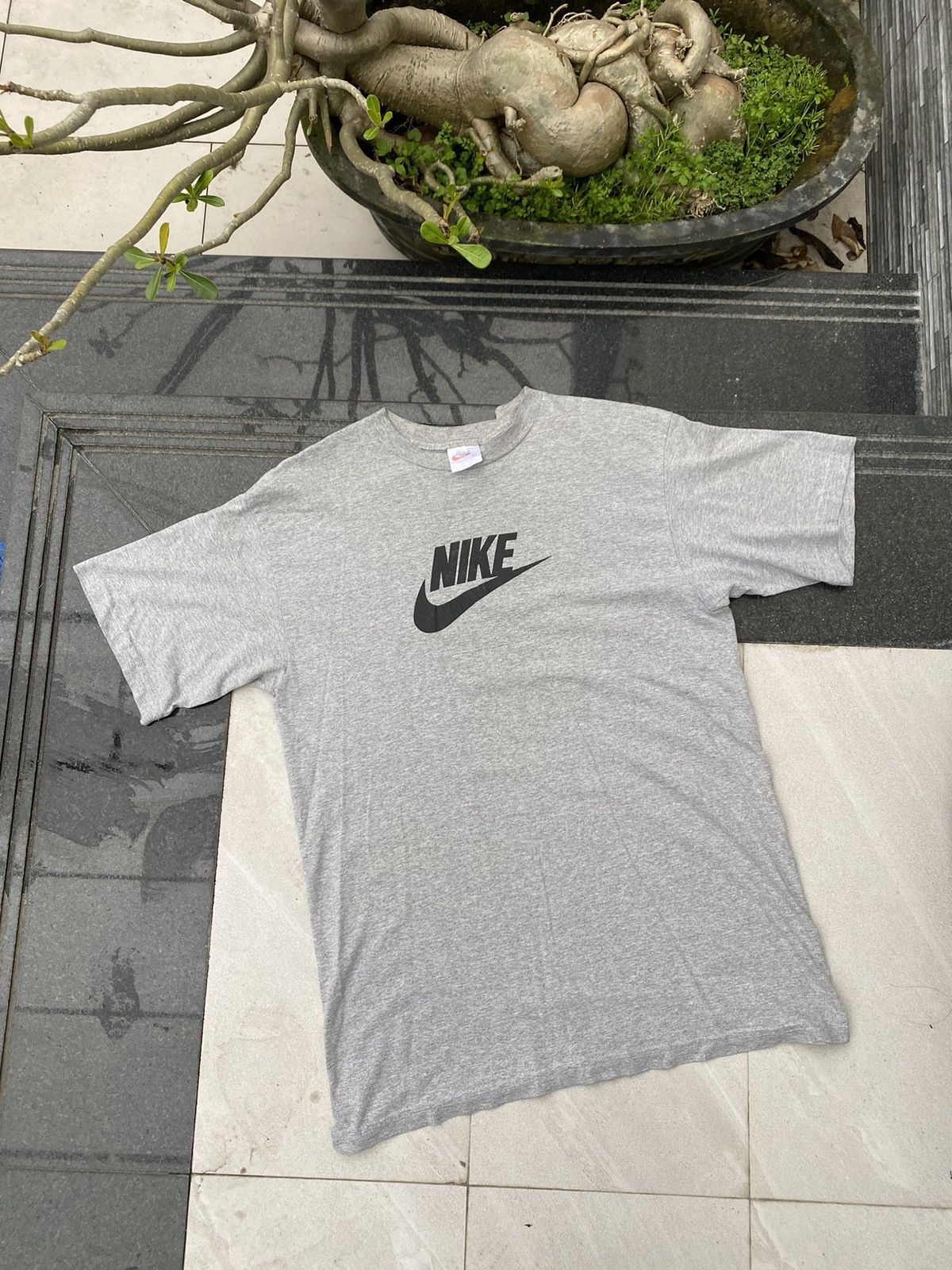 Nike × Vintage 90’s NIKE RARE Y2K LOGO SWOOSH RETRO TEE TSHIRT Size US L / EU 52-54 / 3 - 1 Thumbnail