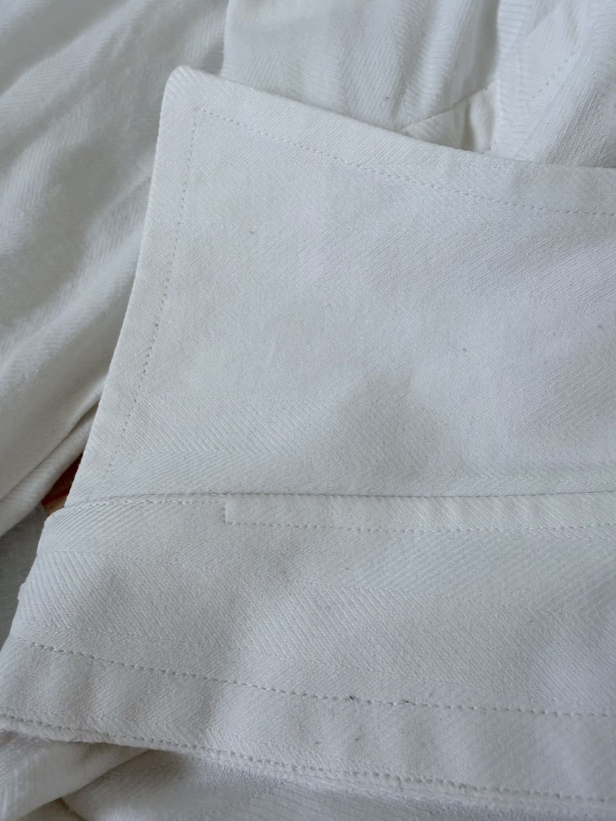Brioni Brioni Cotton Cashmere Herringbone Dress Shirt XL Italy Size US XL / EU 56 / 4 - 16 Thumbnail