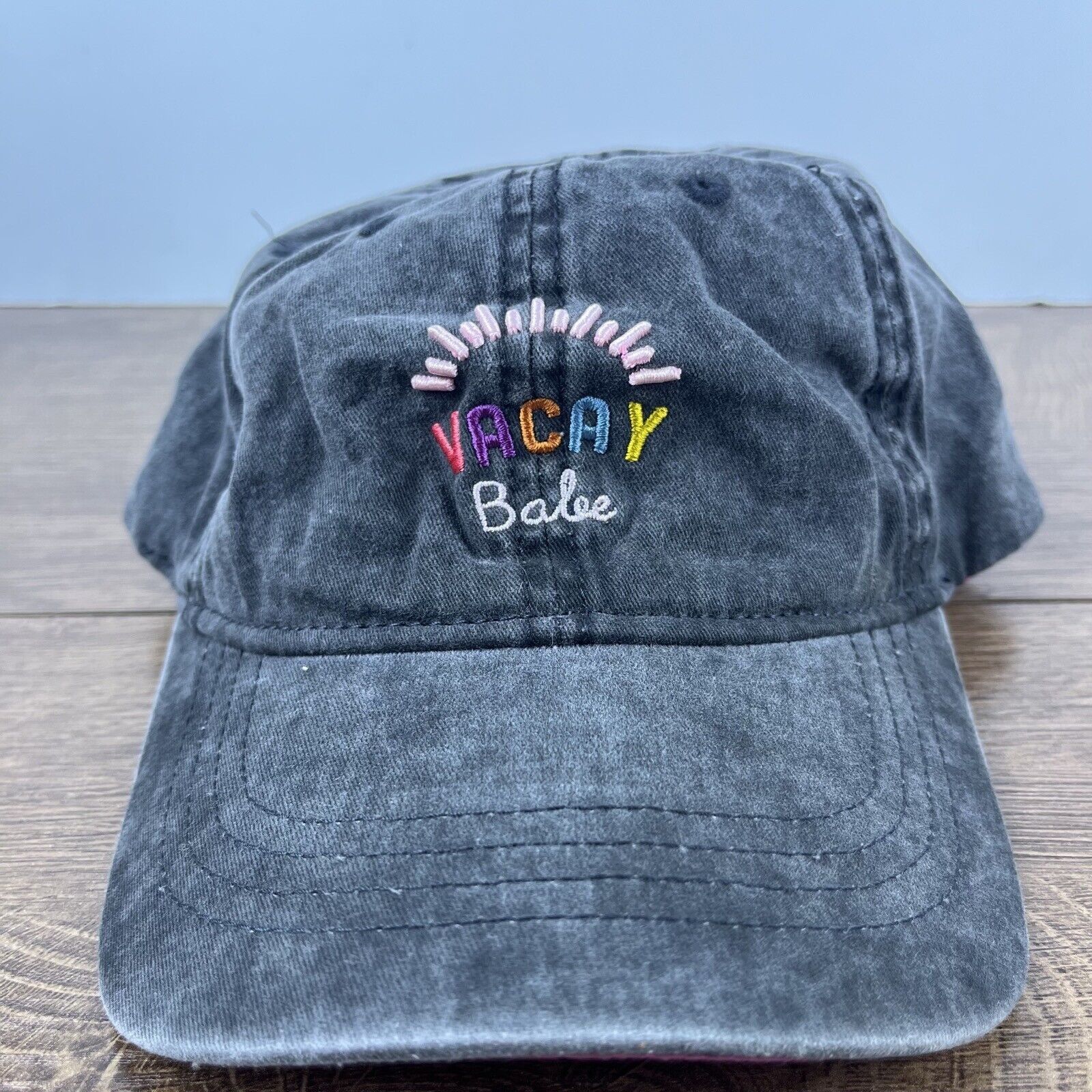 Other Vacay Babe Hat Vacation Babe Hat Gray Adjustable Hat Gray Ad Size ONE SIZE - 2 Thumbnail