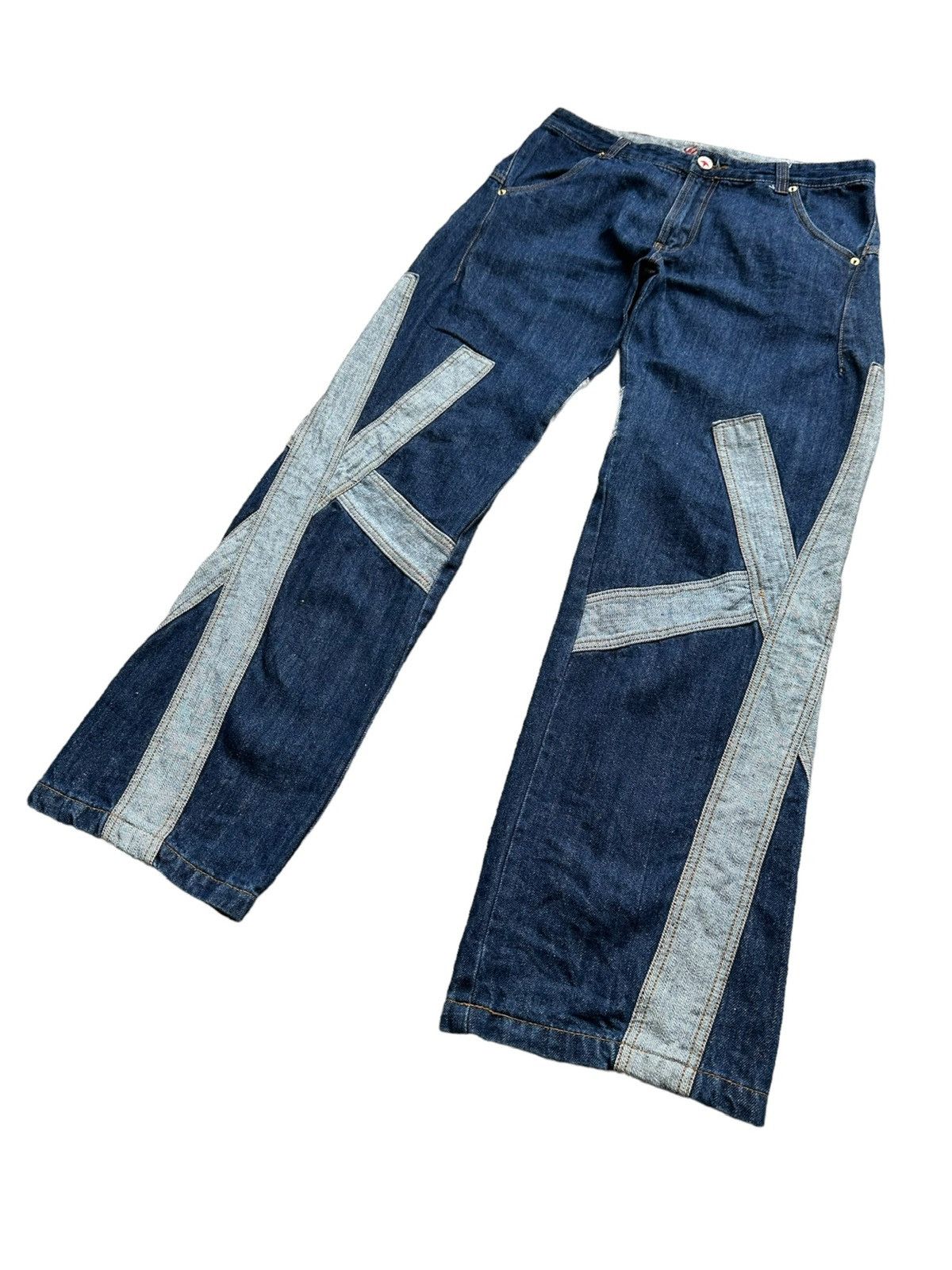 If Six Was Nine 2000's Go Ism hybrid raver jean Size US 34 / EU 50 - 4 Thumbnail