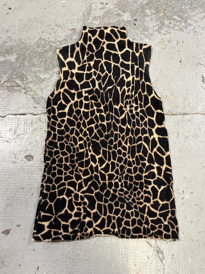 Roberto Cavalli FW2000 Roberto Cavalli Seisma Guava Black Wool Top Size S / US 4 / IT 40 - 1 Thumbnail