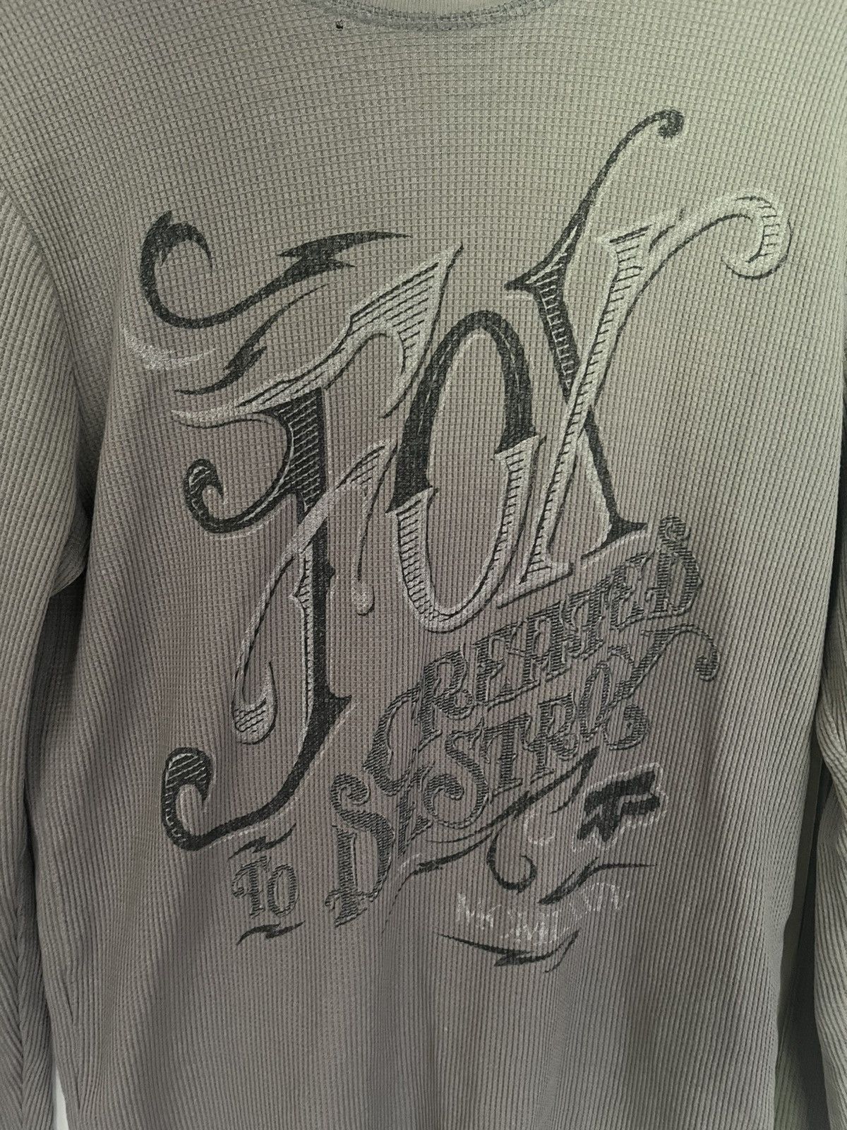 Vintage Grey Fox thermal long sleeve shirt Size US L / EU 52-54 / 3 - 2 Thumbnail