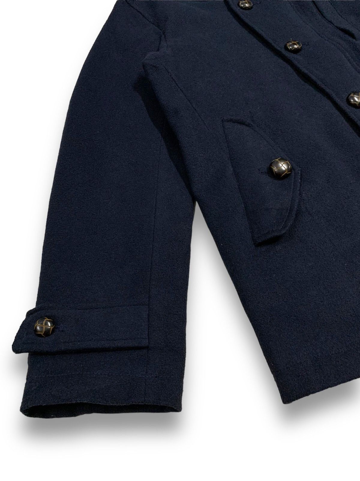 Japanese Brand Japanese Brand ADPOSION Wool Blend Navy Hooded Jacket Size US M / EU 48-50 / 2 - 11 Thumbnail