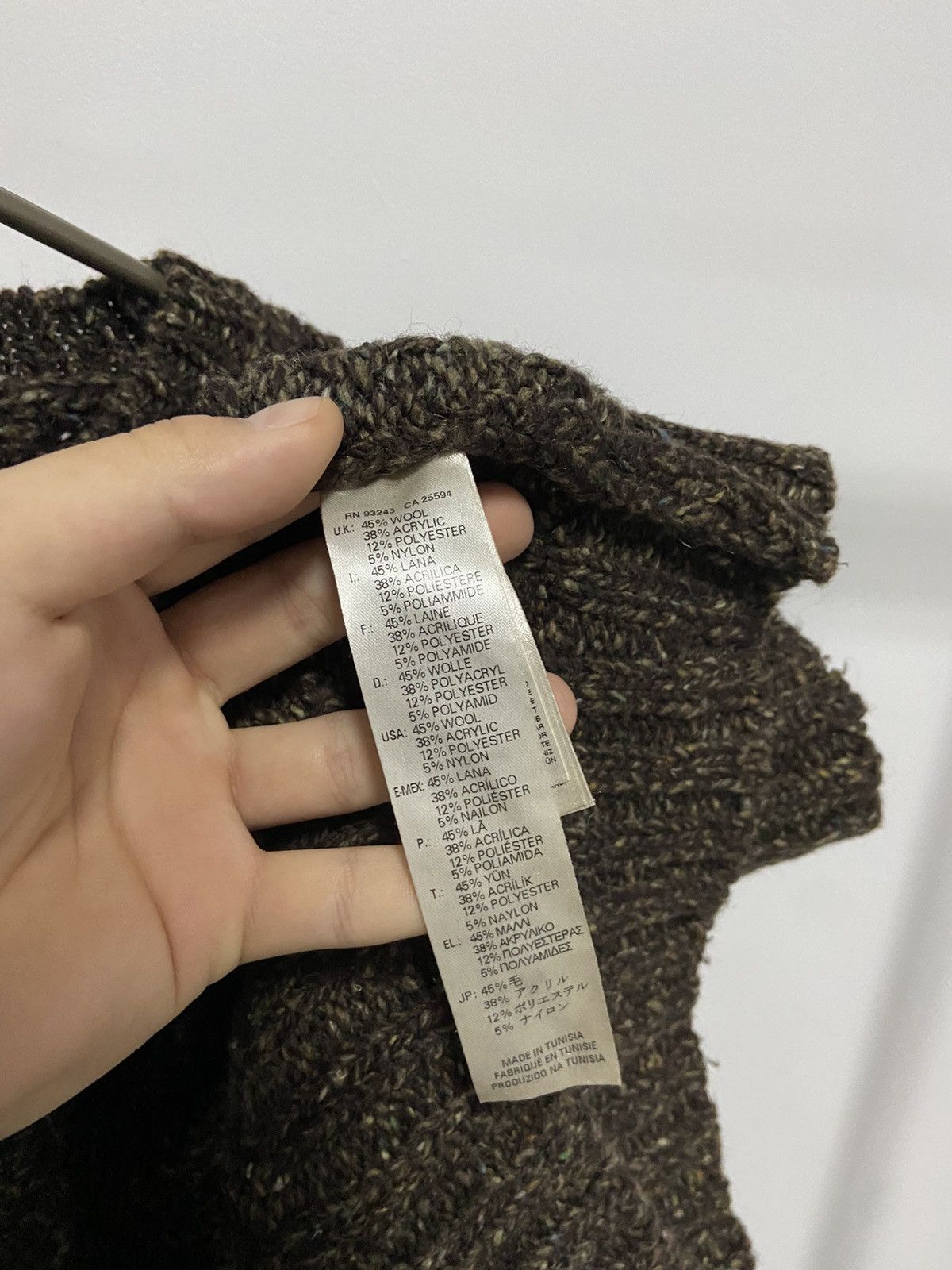 Diesel × Vintage Diesel distressed sweater avant garde vintage style Size US L / EU 52-54 / 3 - 6 Thumbnail