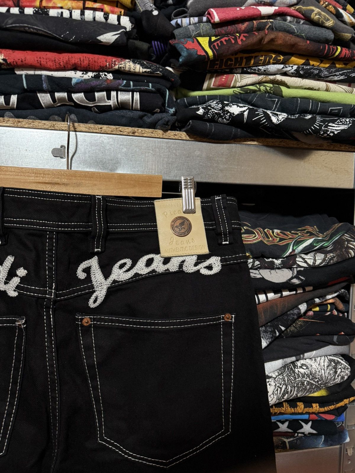 Japanese Brand Rare Japanese Brand Picaldi Baggy Rap Jeans Y2K Hype Size US 34 / EU 50 - 6 Thumbnail