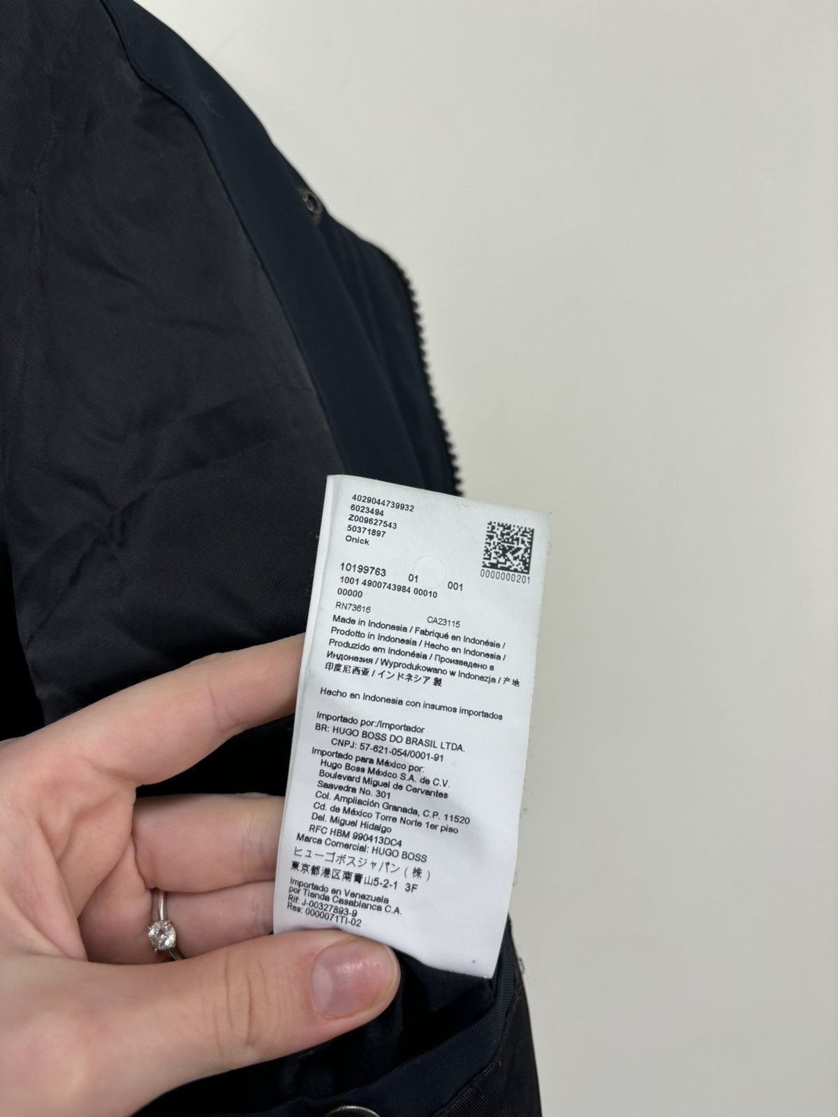 Hugo Boss Hugo Boss Orange Men’s 2 in 1 Navy Blue Winter Parka Jacket Size US M / EU 48-50 / 2 - 22 Thumbnail