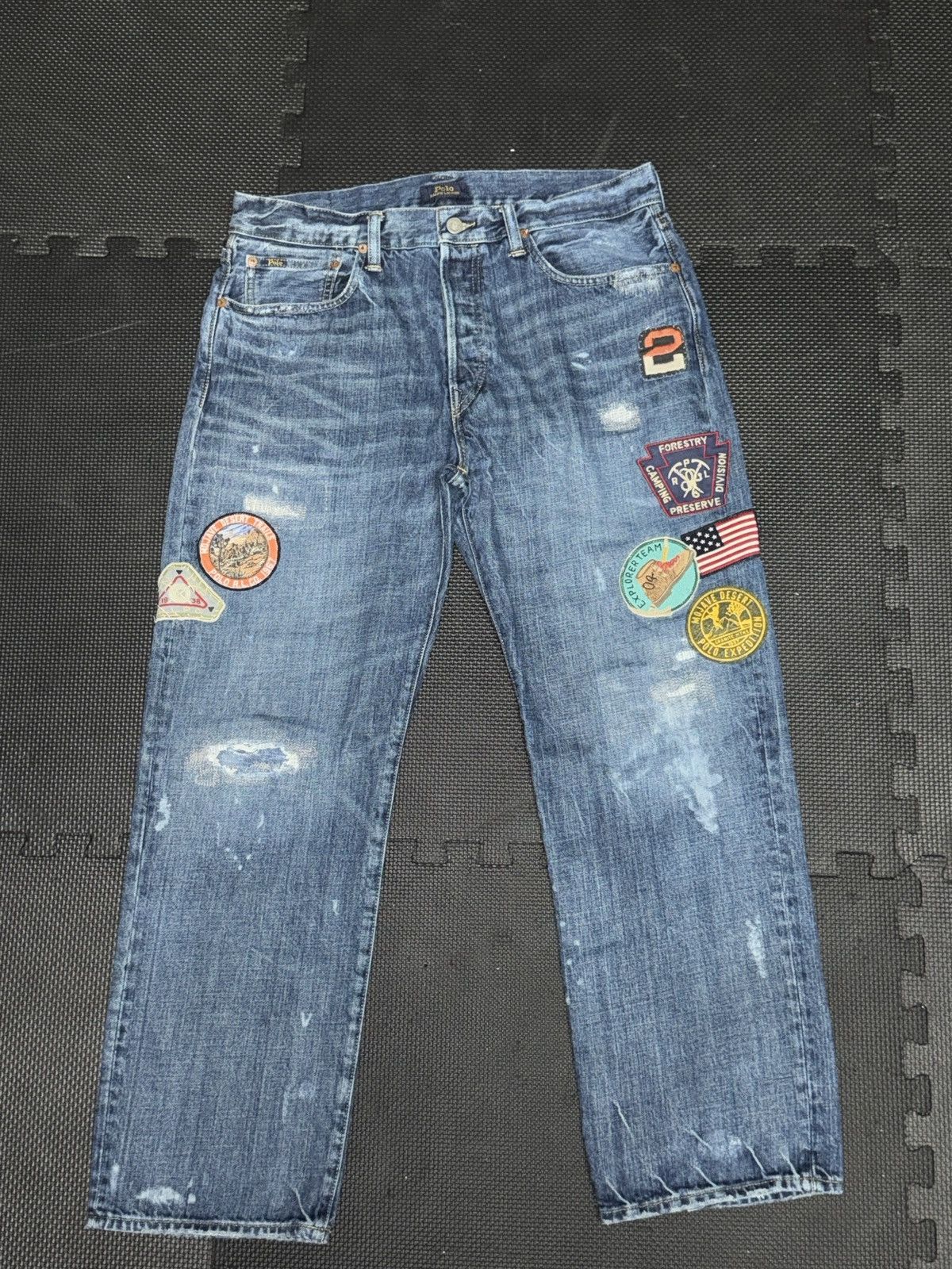 Polo Ralph Lauren Vintage Classic Graphic Jean Polo Ralph Lauren Size US 32 / EU 48 - 2 Thumbnail