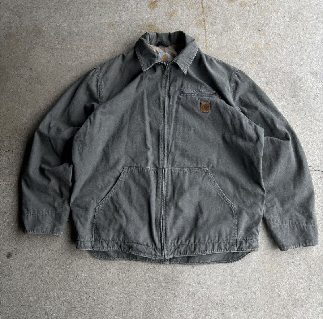 Carhartt × Vintage Crazy Moss Carhartt Detroit large xl Green Hamilton Jacket Size US L / EU 52-54 / 3 - 1 Thumbnail