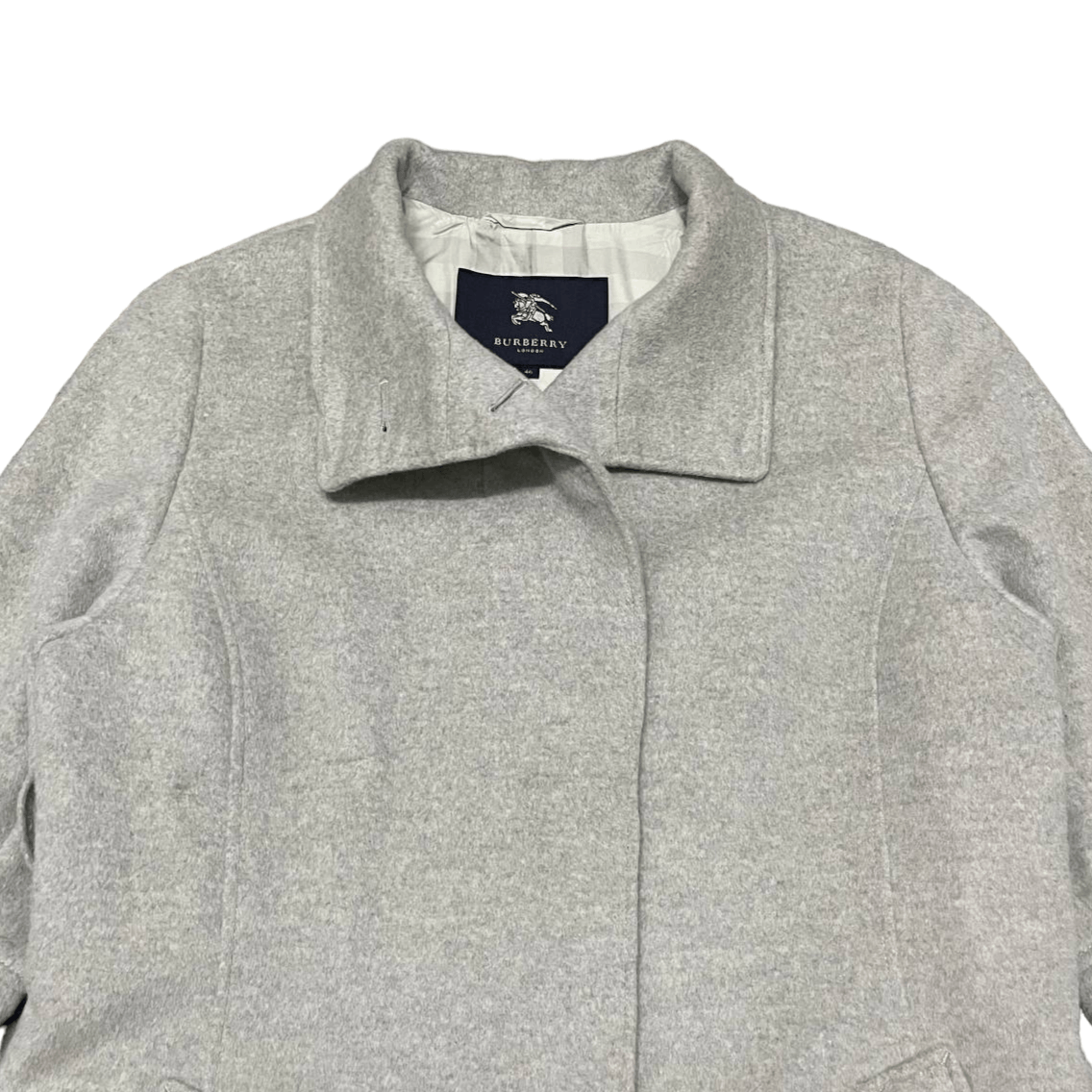 Burberry Vintage Burberry London Wool Coat Nova Check Size M / US 6-8 / IT 42-44 - 2 Thumbnail