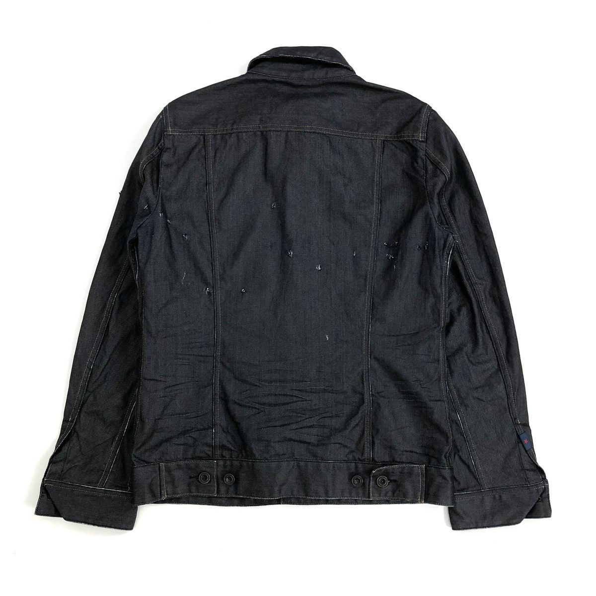 291295=Homme 2000s 291295=Homme Distressed Ifsixwasnine Lgb Denim Jacket Size US M / EU 48-50 / 2 - 17 Thumbnail