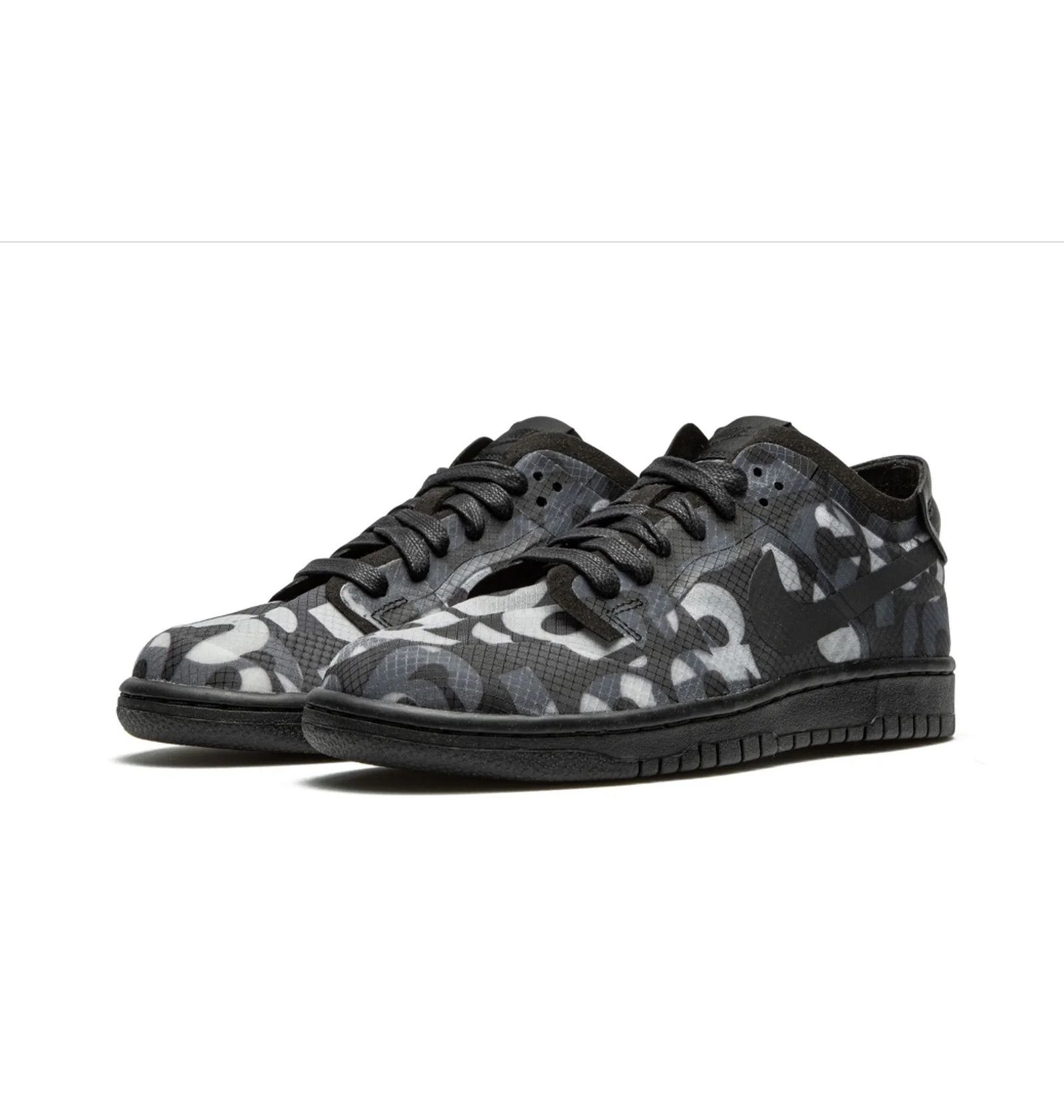 Comme des Garcons × Nike Nike Dunk Low x Comme des Garçons Monogram CZ2675-001 CDG Size US 5 / IT 35 - 2 Thumbnail