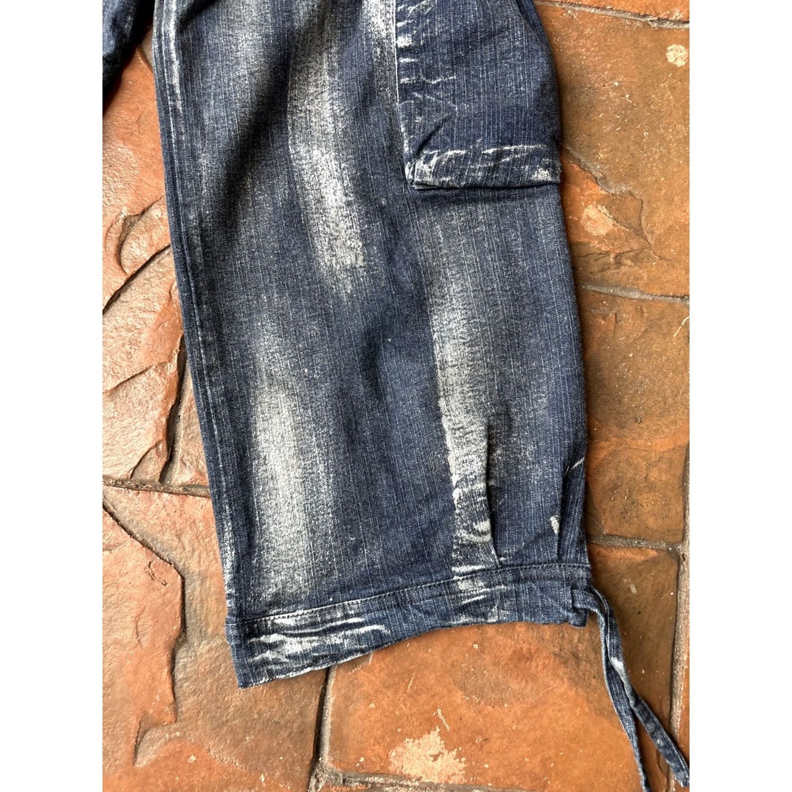 Vintage VINTAGE Raw Blue Lady Long Capri Jeans Jeans Women 5/6 Blue Denim 5-Pocket Grunge 90s Retro USA Mens? Size 27" / US 4 / IT 40 - 5 Thumbnail