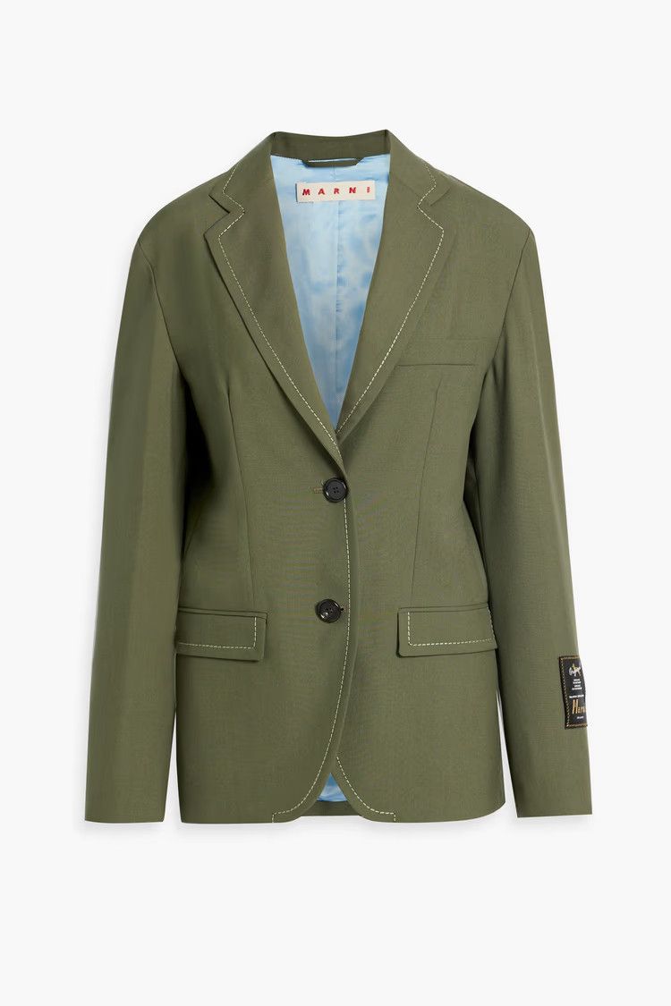 Marni o1y1025 Blazer in Military Green Size S / US 4 / IT 40 - 1 Thumbnail