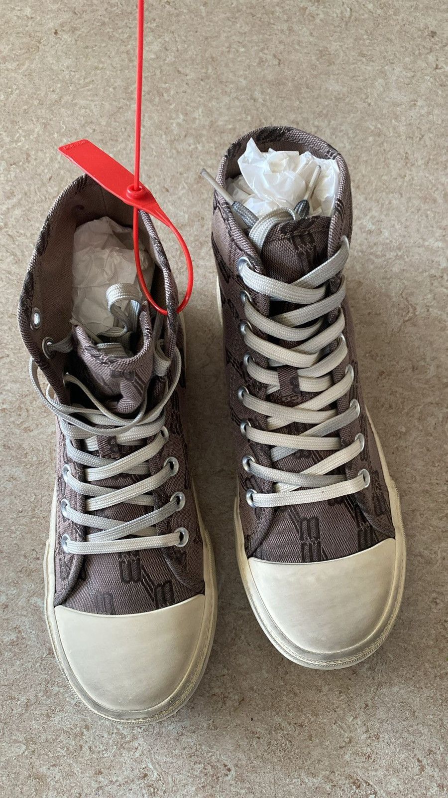 Balenciaga Balenciaga Paris Logo Hightop Sneaker Sz.39 Size US 6 / EU 39 - 3 Thumbnail