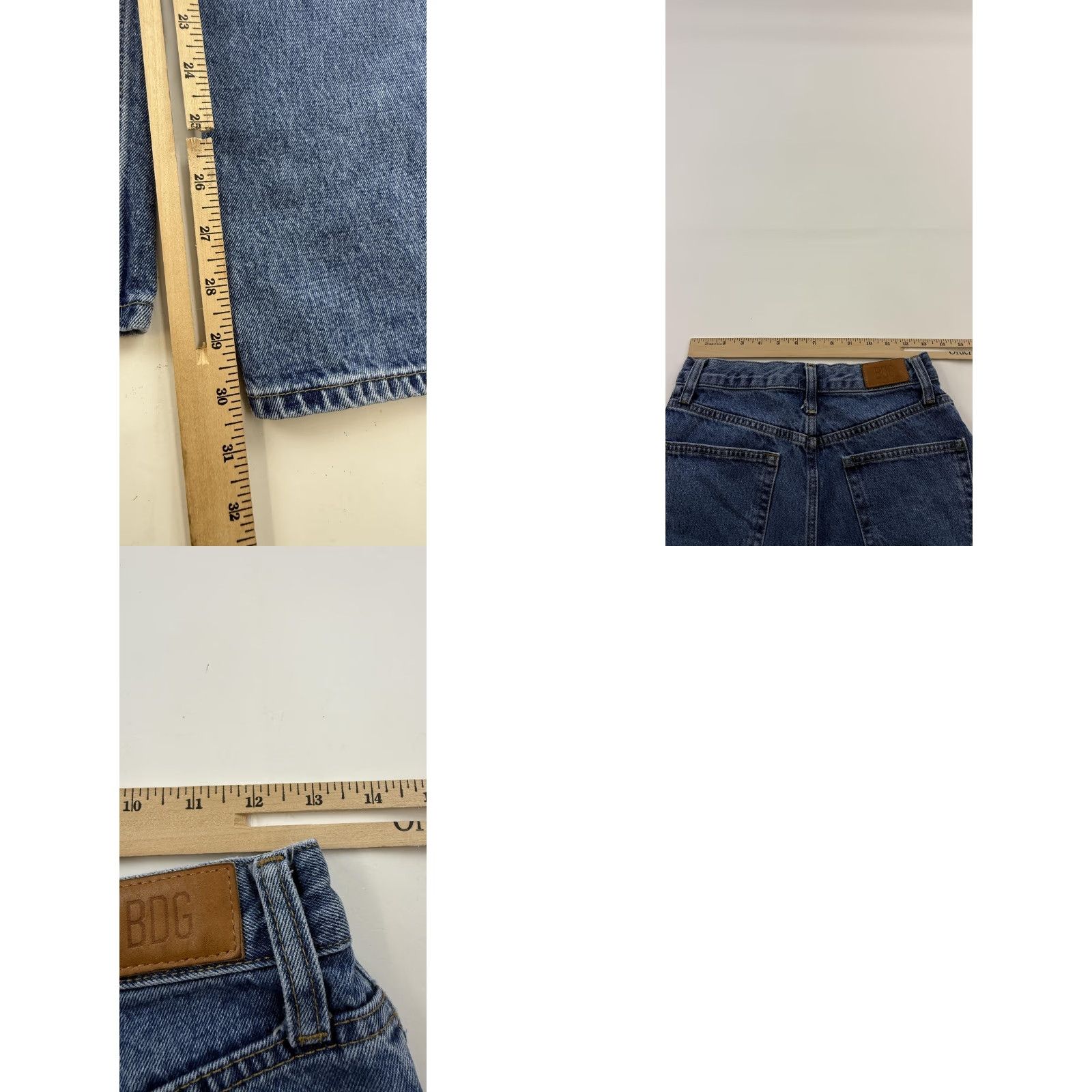 Bdg BDG Jeans Women's 26x30 Blue Modern Boyfriend Denim Relaxed Fit 100% Cotton W26 L30 Womens Size 26" / US 2 / IT 38 - 8 Thumbnail