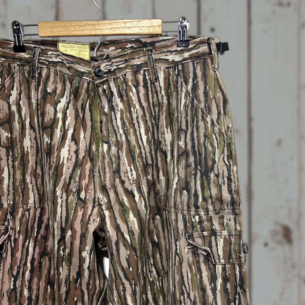 Realtree VINTAGE Pelican Camouflage Pants Men 36W 32L Green Realtree USA Reading Pants Mens Size US 36 / EU 52 - 1 Thumbnail