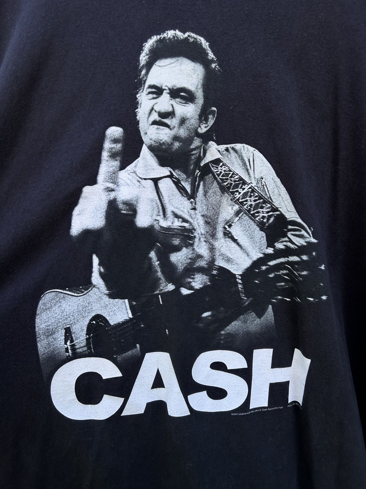 Band Tees Vintage Johnny Cash Jim Marhsall Photo T-Shirt Size US XXL / EU 58 / 5 - 2 Thumbnail