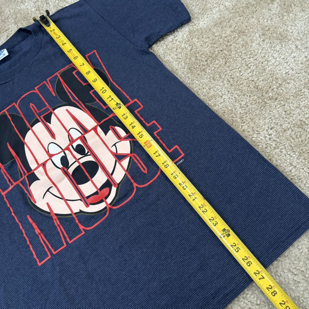 Disney × Vintage Vintage 1990s Mickey Mouse Disney World Striped Shirt Medium Size US M / EU 48-50 / 2 - 8 Thumbnail