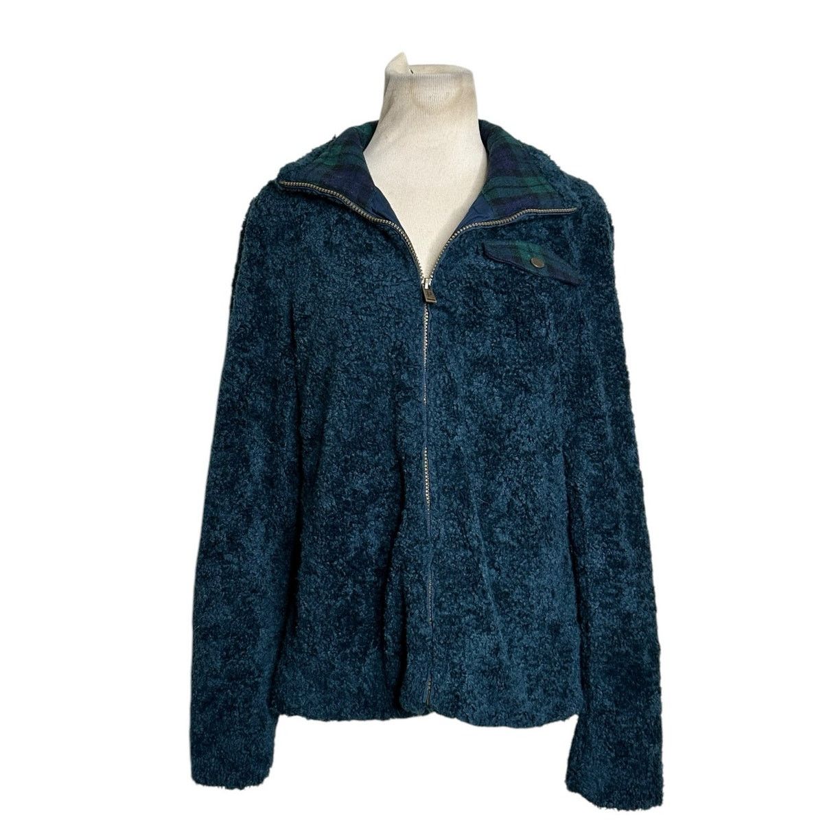 Pendleton Pendleton Blue Green Sherpa Full Zip Jacket size Medium Size M / US 6-8 / IT 42-44 - 6 Thumbnail